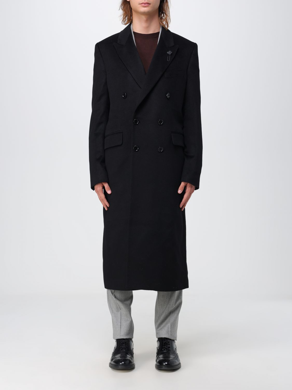 Lardini Coat LARDINI Men colour Black