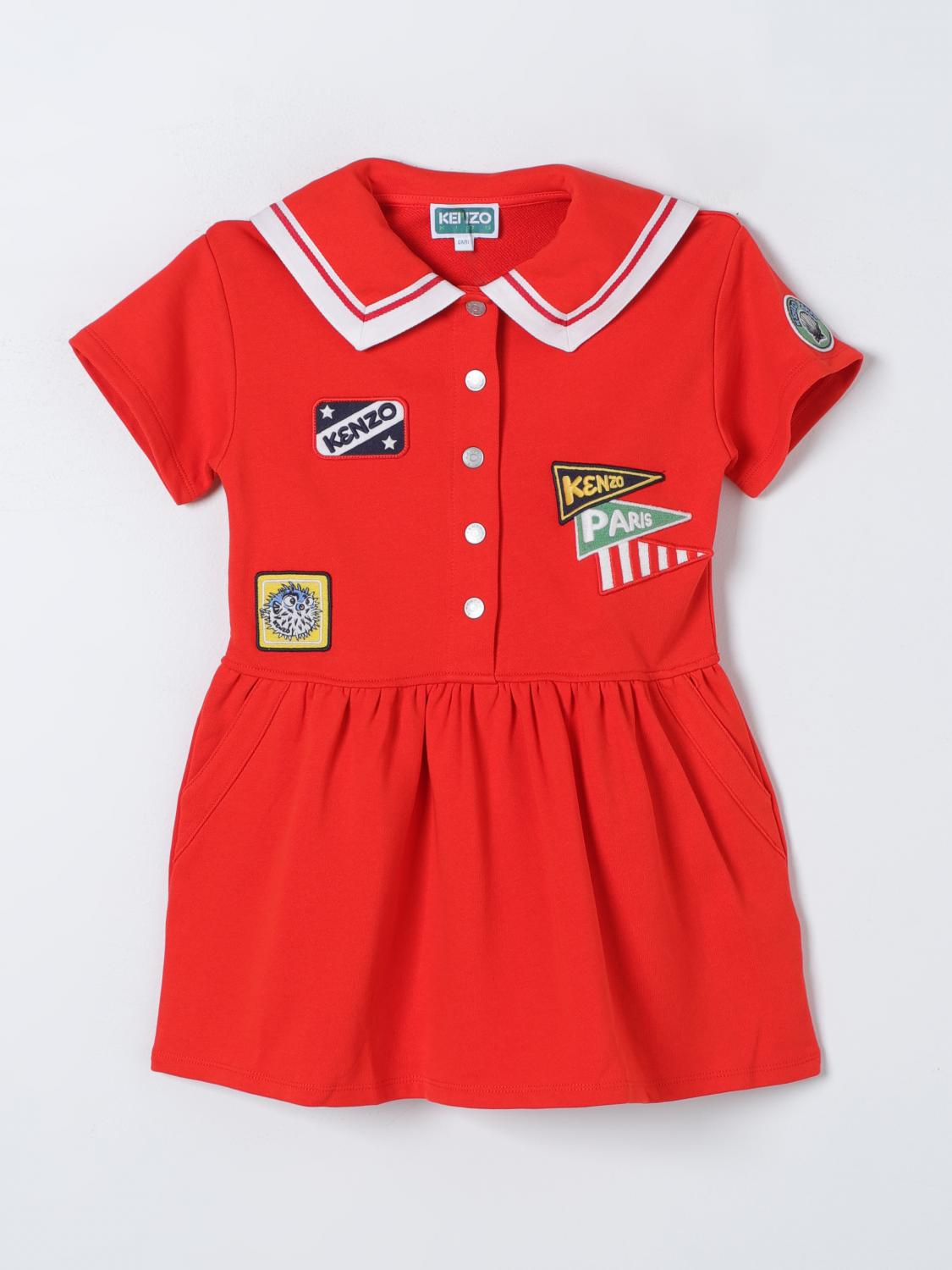 Kenzo Kids Dress KENZO KIDS Kids colour Red