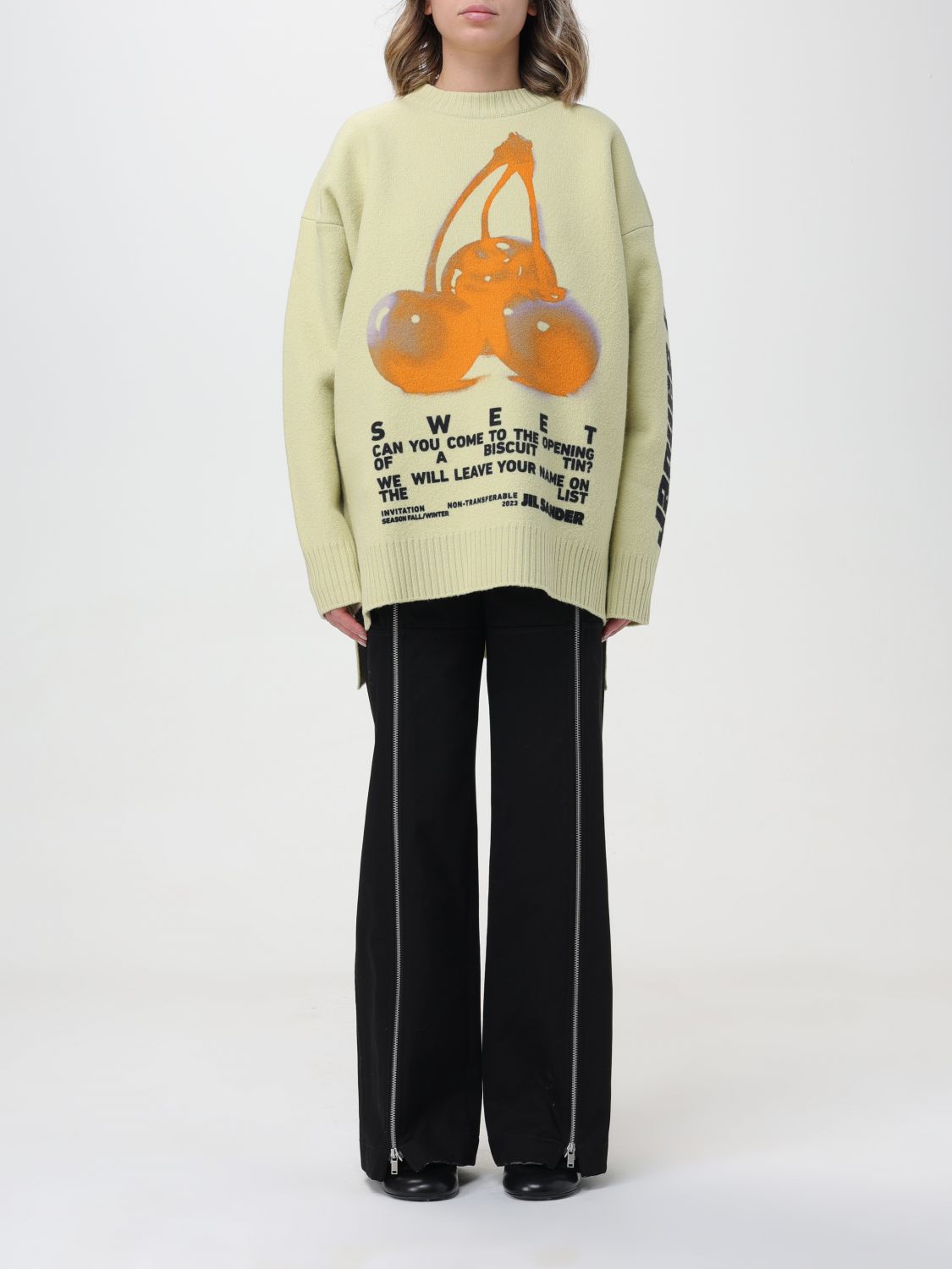 Jil Sander Jumper JIL SANDER Woman colour Lemon