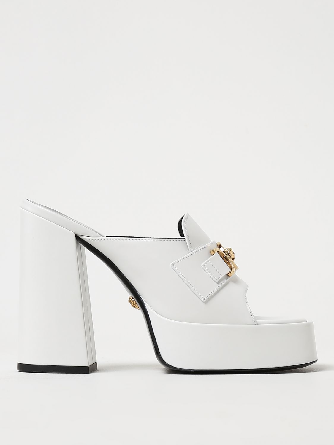 Versace Heeled Sandals VERSACE Woman colour White