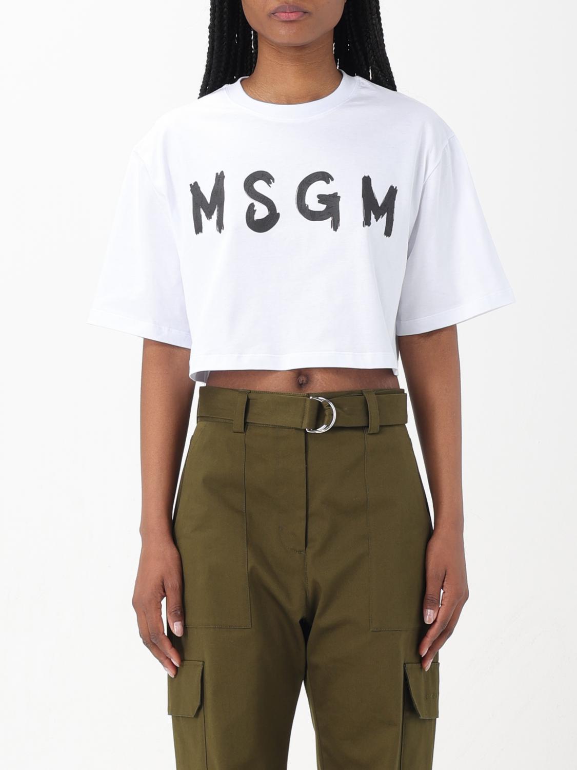 Msgm T-Shirt MSGM Woman colour White