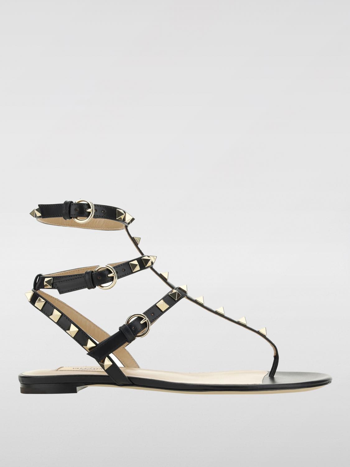 VALENTINO GARAVANI Flat Sandals VALENTINO GARAVANI Woman color Black