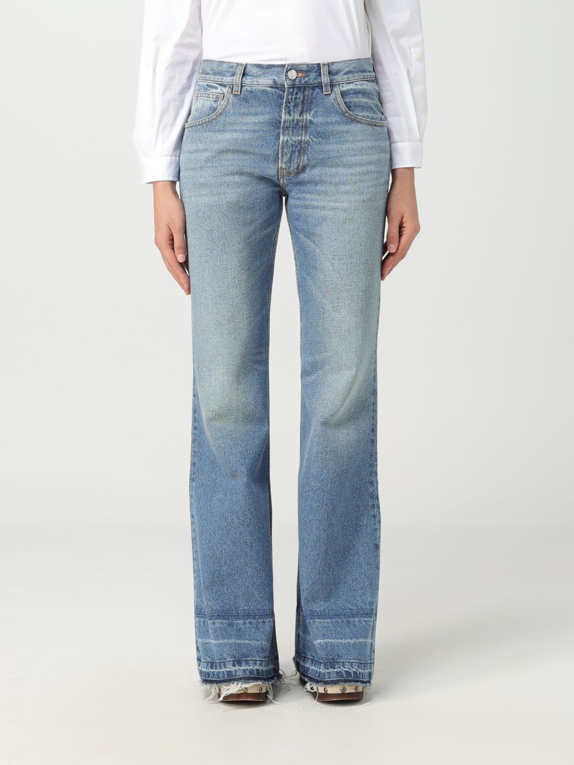 Chloé Jeans CHLOÉ Woman colour Denim