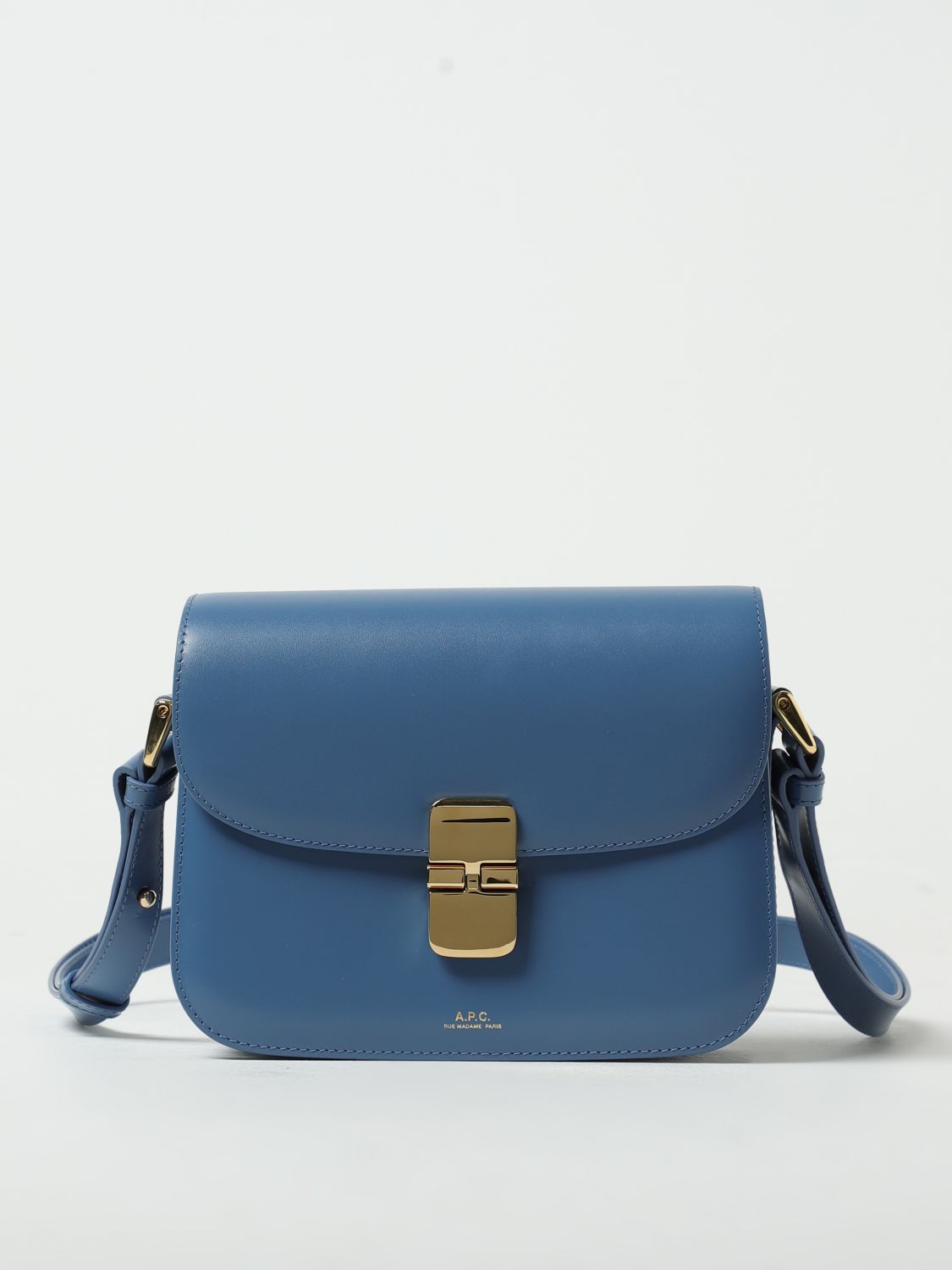 A.P.C. Shoulder Bag A.P.C. Woman colour Gnawed Blue