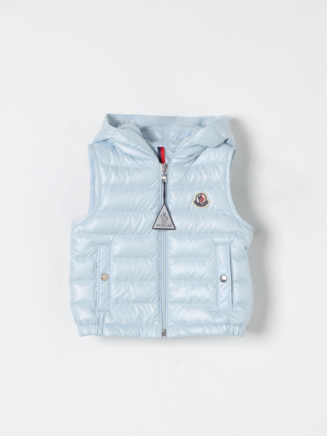 Moncler Jacket MONCLER Kids color Gnawed Blue