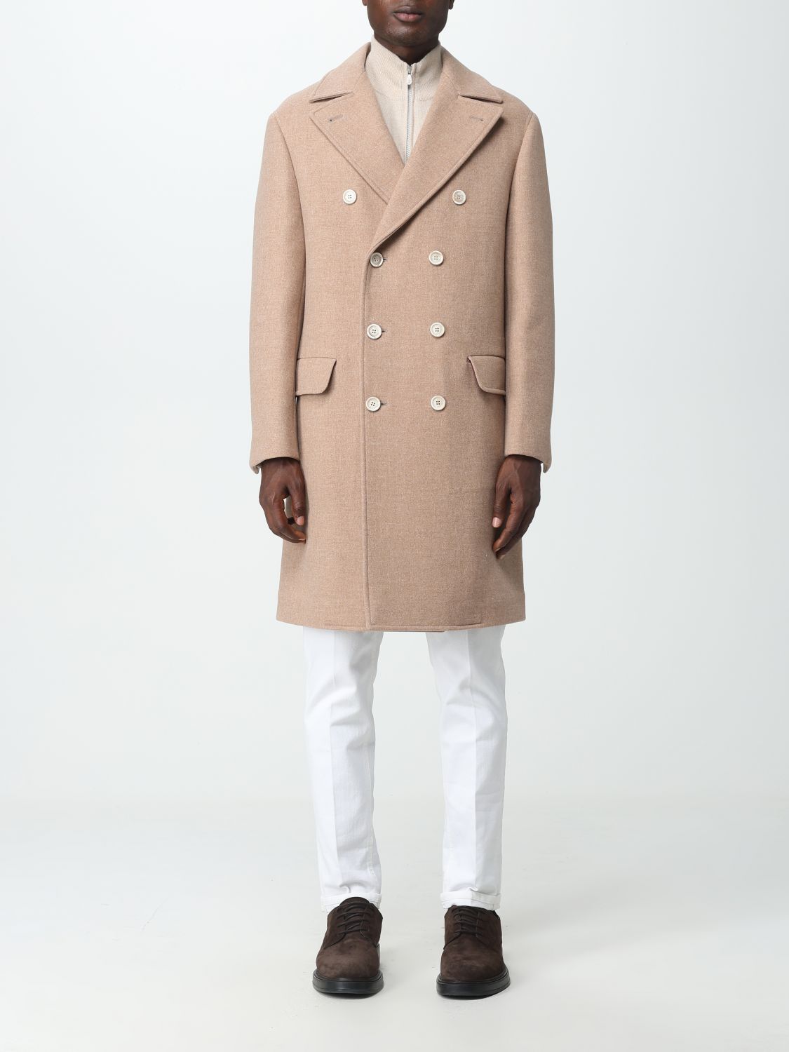 Brunello Cucinelli Coat BRUNELLO CUCINELLI Men colour Camel