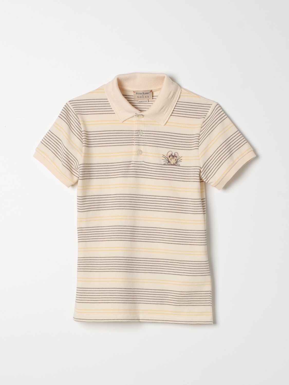 Gucci Polo Shirt GUCCI Kids color Yellow