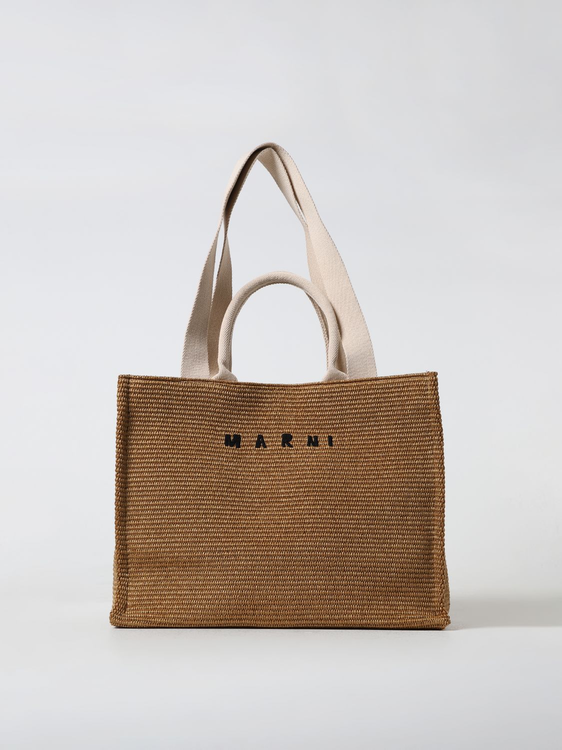 Marni Tote Bags MARNI Woman colour Natural