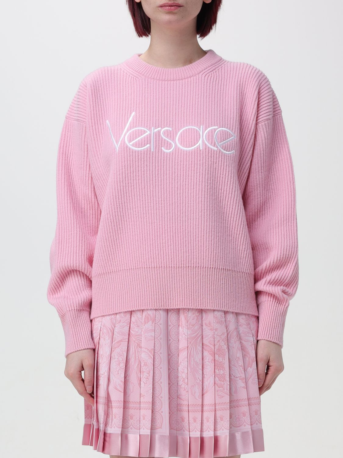 Versace Jumper VERSACE Woman colour Pink