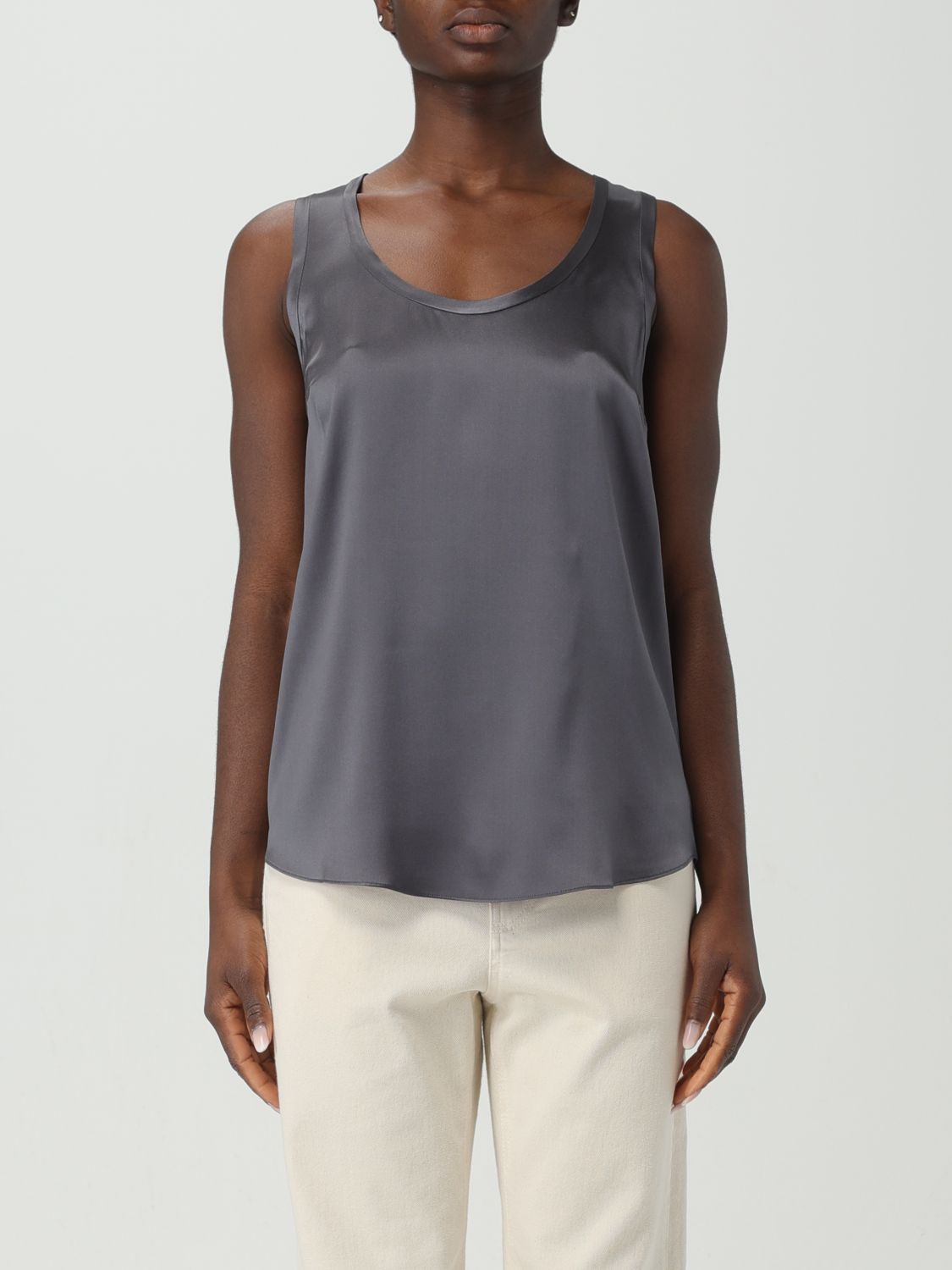 Brunello Cucinelli Top BRUNELLO CUCINELLI Woman colour Grey