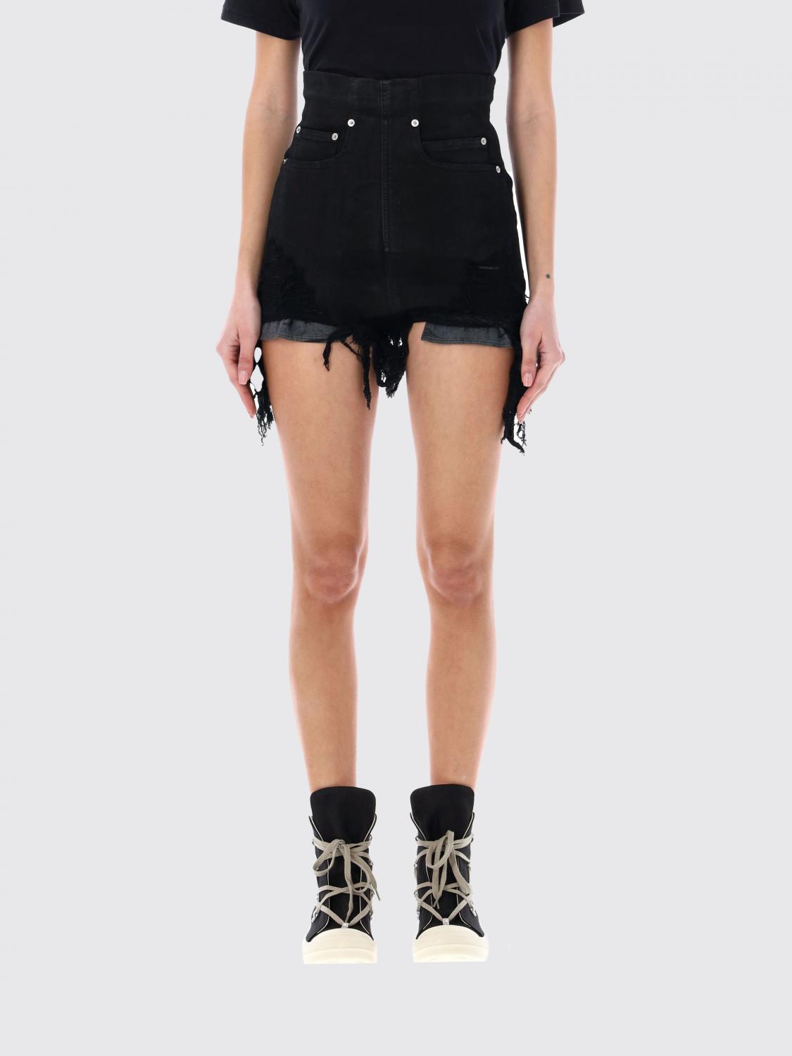 Rick Owens Drkshdw Short RICK OWENS DRKSHDW Woman color Black