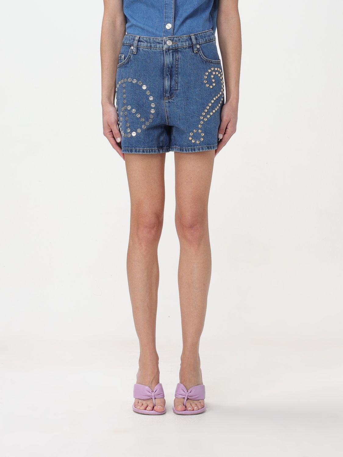 Moschino Jeans Short MOSCHINO JEANS Woman colour Blue