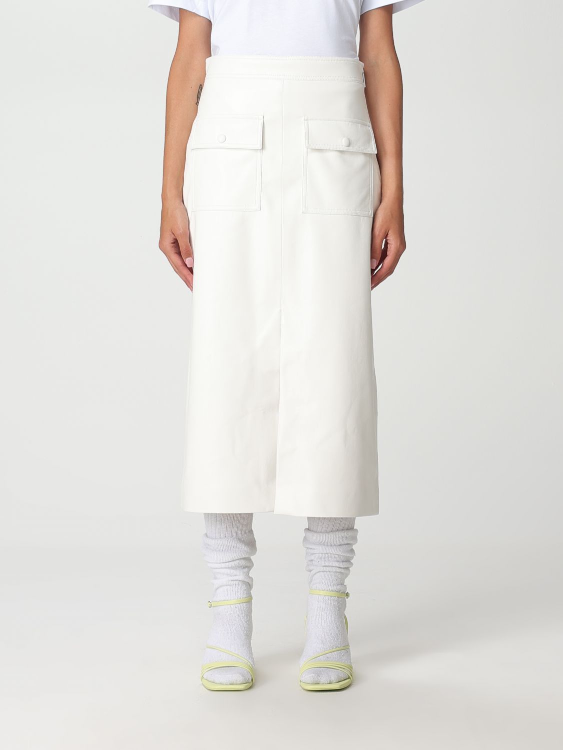 Msgm Skirt MSGM Woman colour White