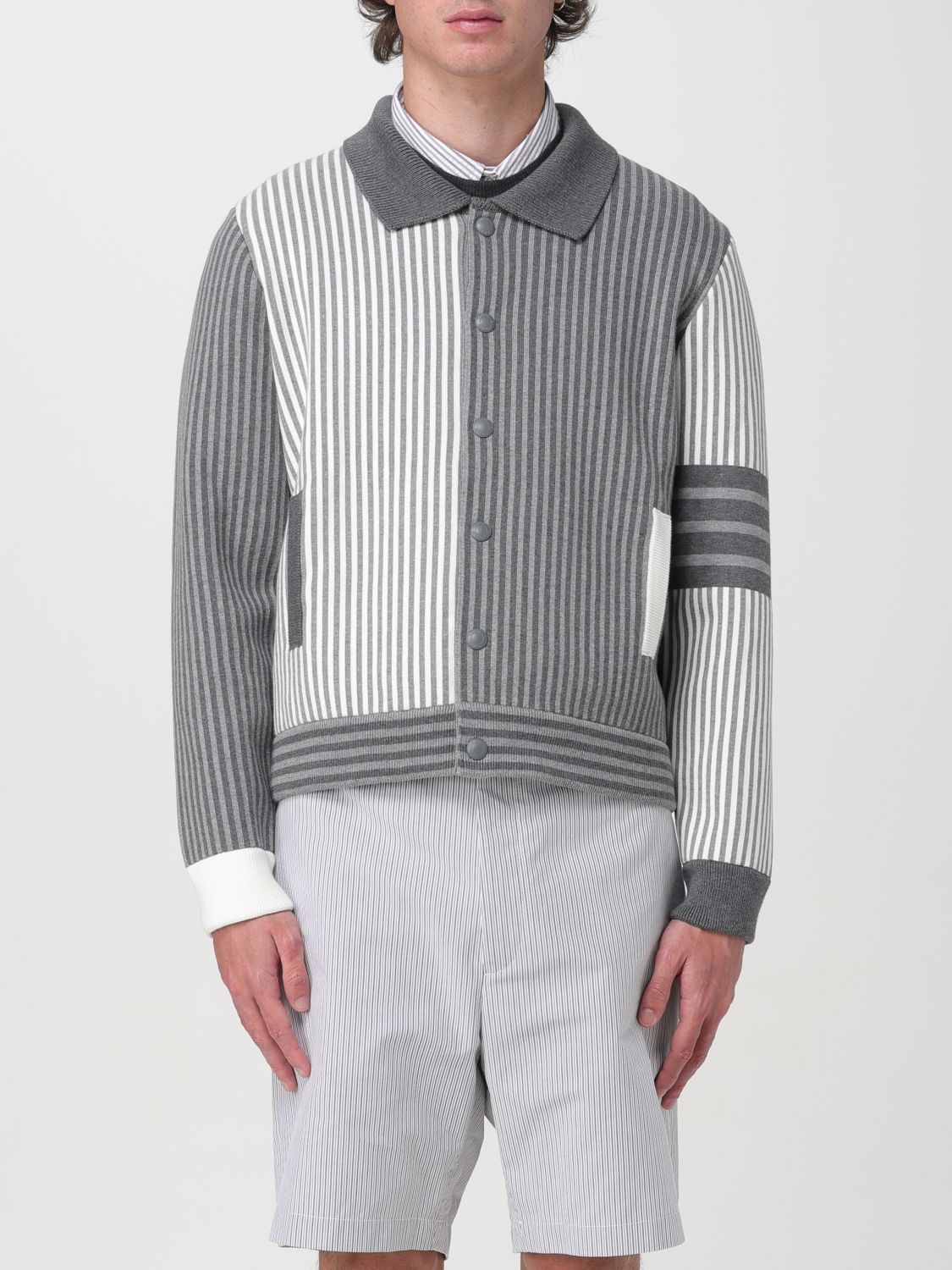 Thom Browne Jacket THOM BROWNE Men color Grey