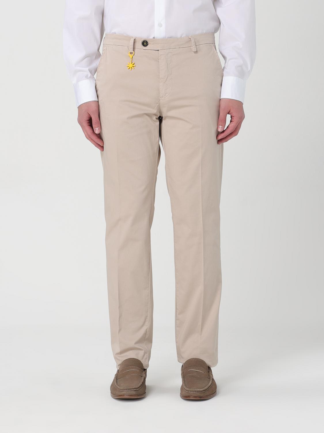 Manuel Ritz Trousers MANUEL RITZ Men colour Beige