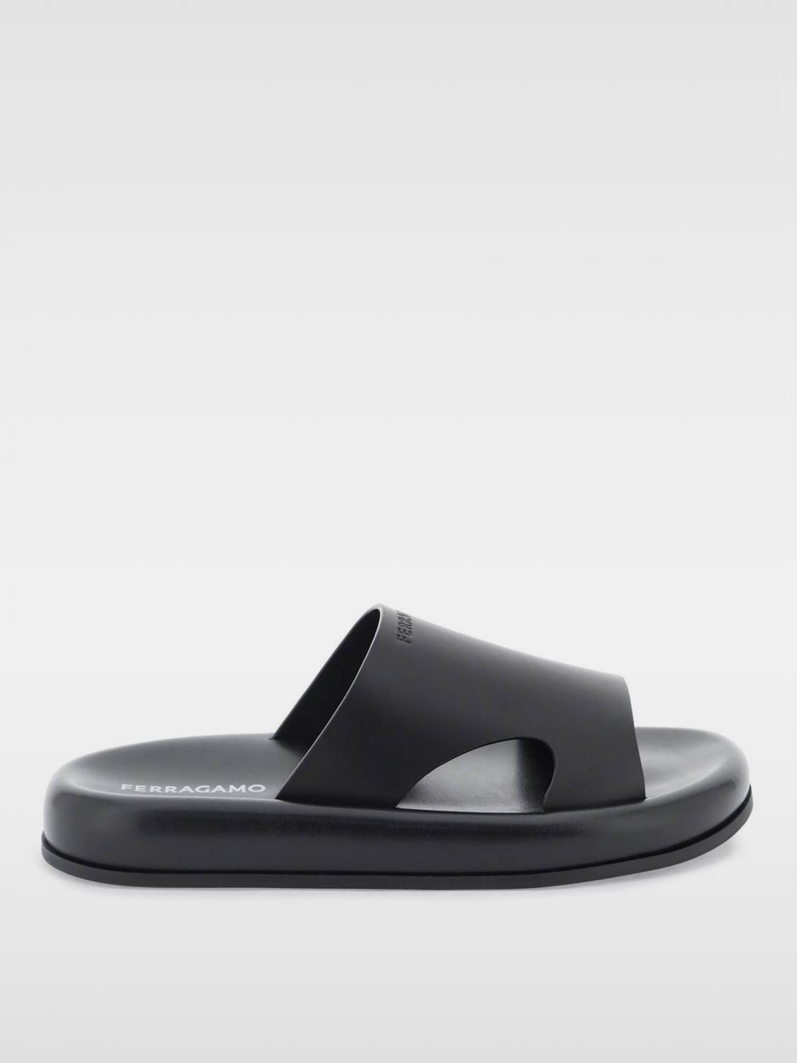 Ferragamo Sandals FERRAGAMO Men color Black