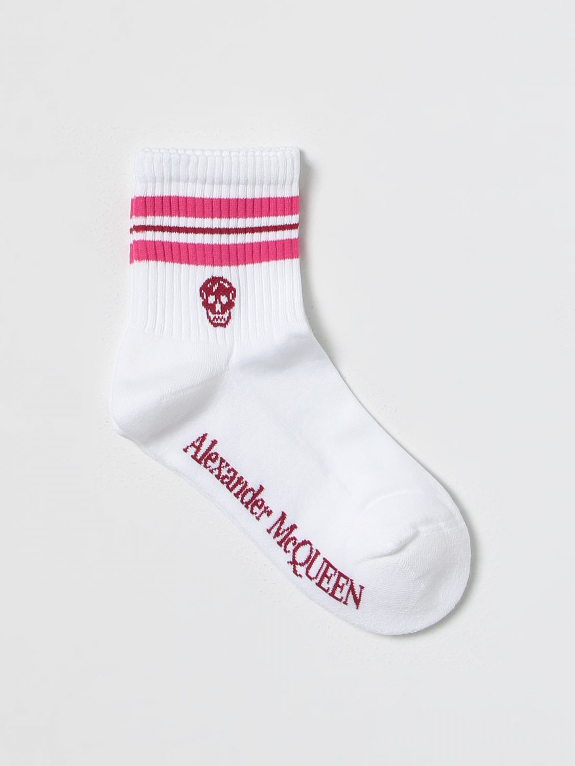 Alexander McQueen Socks ALEXANDER MCQUEEN Woman colour White