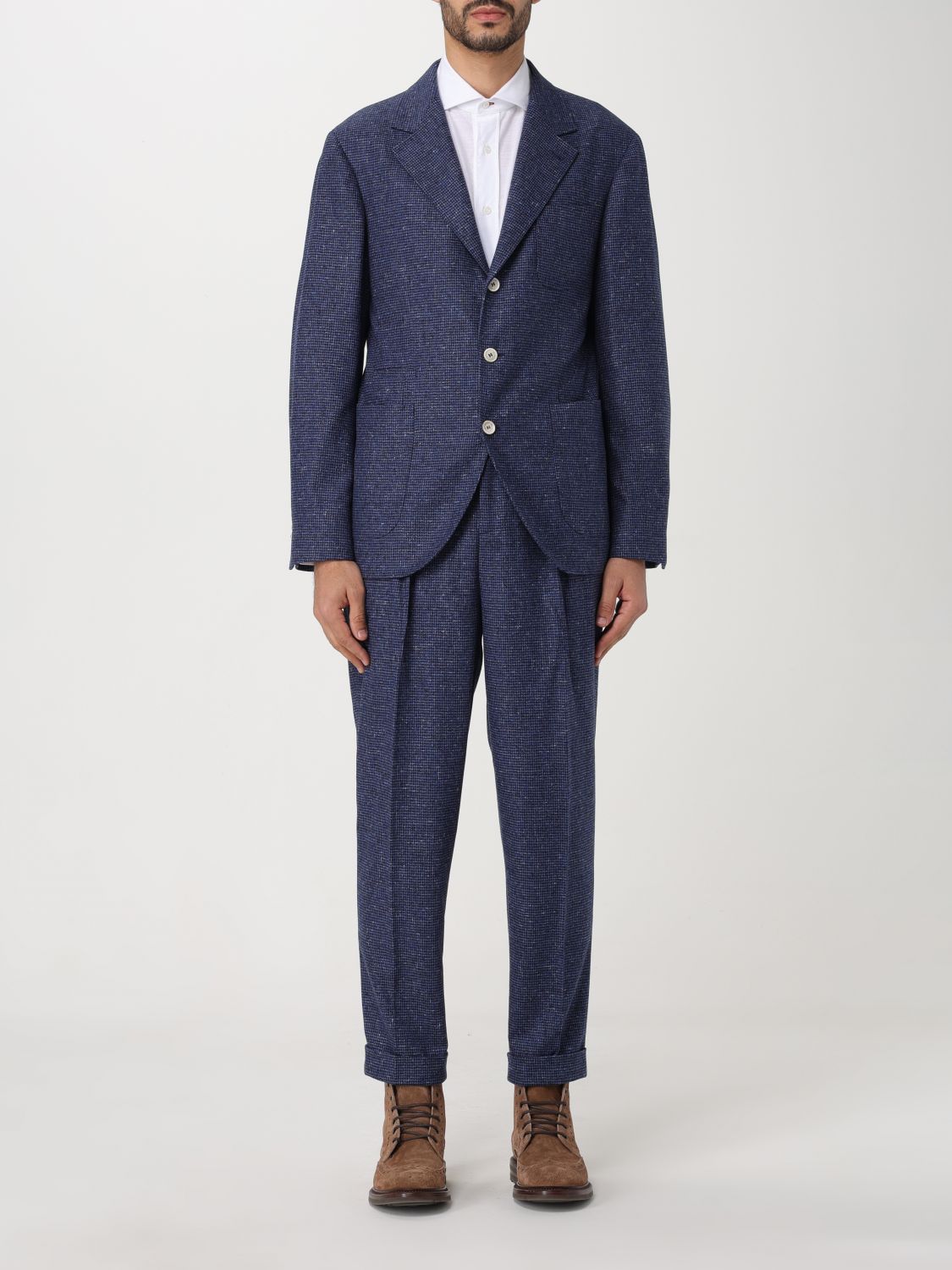 Brunello Cucinelli Suit BRUNELLO CUCINELLI Men colour Blue