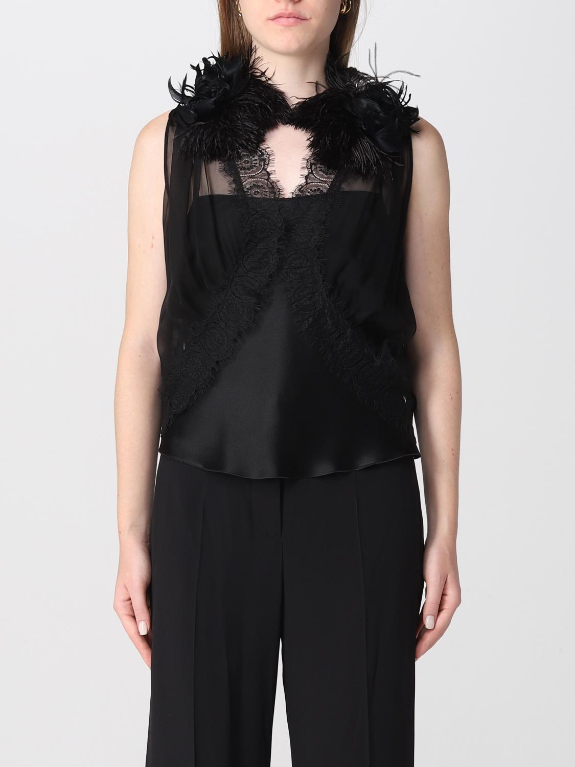 Alberta Ferretti Top ALBERTA FERRETTI Woman colour Black