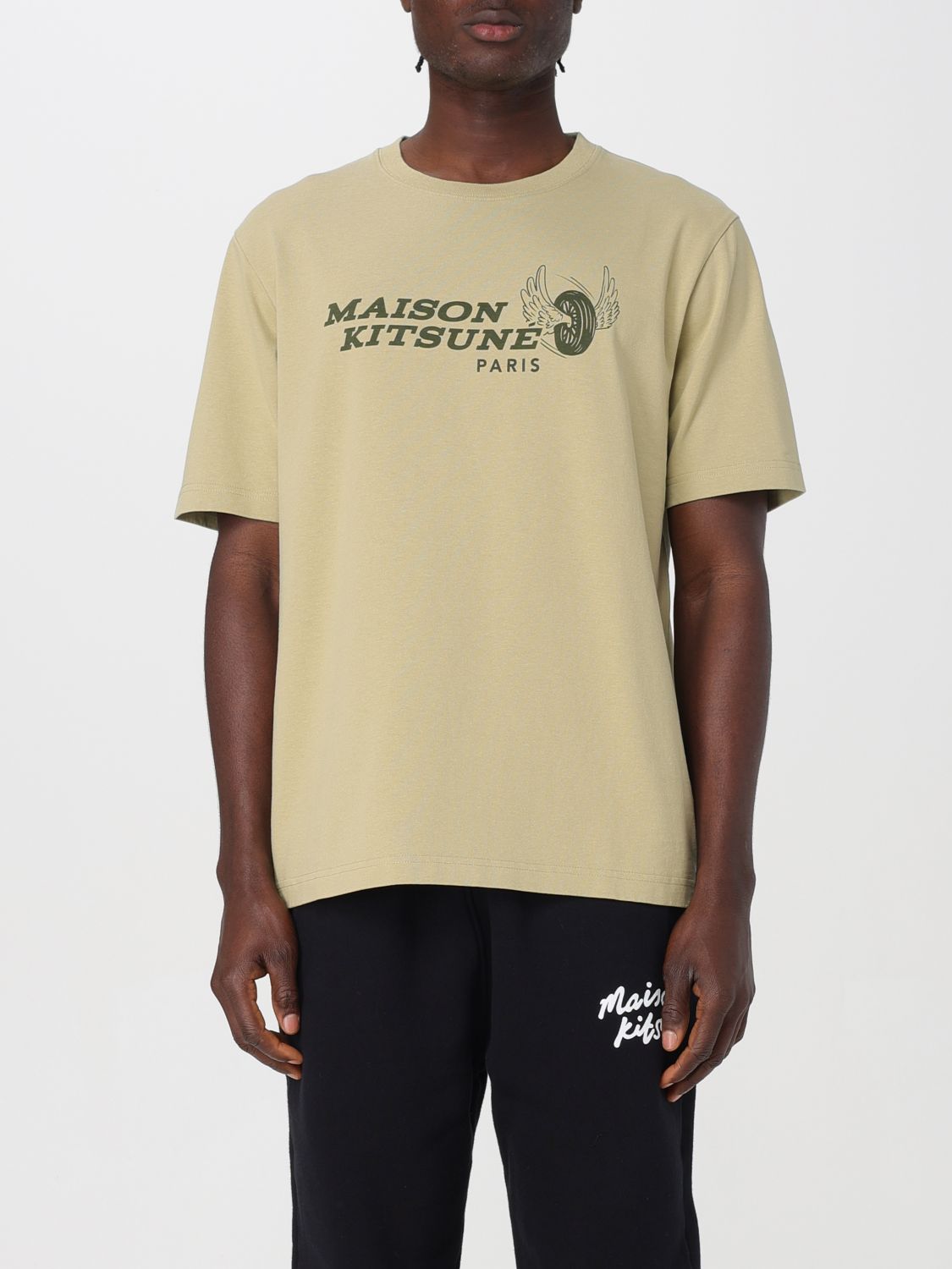 Maison Kitsuné T-Shirt MAISON KITSUNÉ Men color Olive