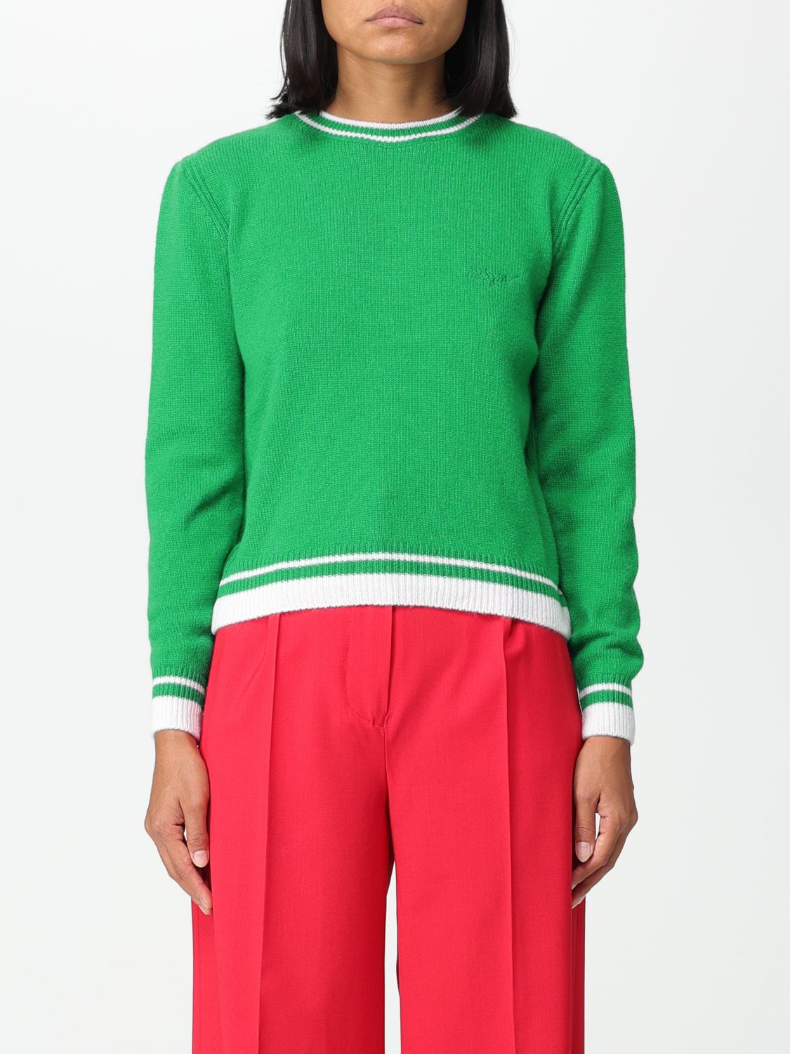 Msgm Jumper MSGM Woman colour Green