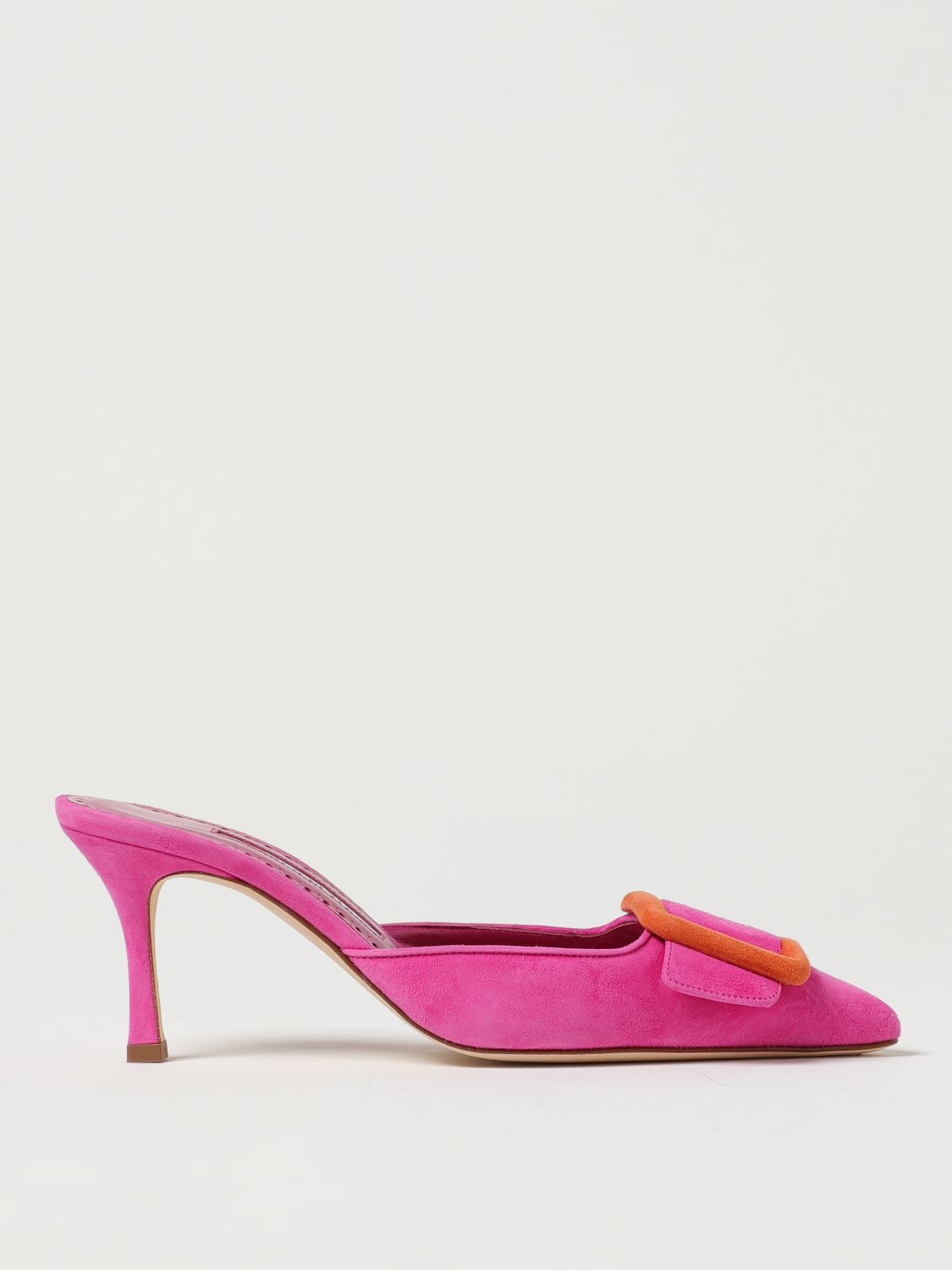 Manolo Blahnik High Heel Shoes MANOLO BLAHNIK Woman colour Fuchsia