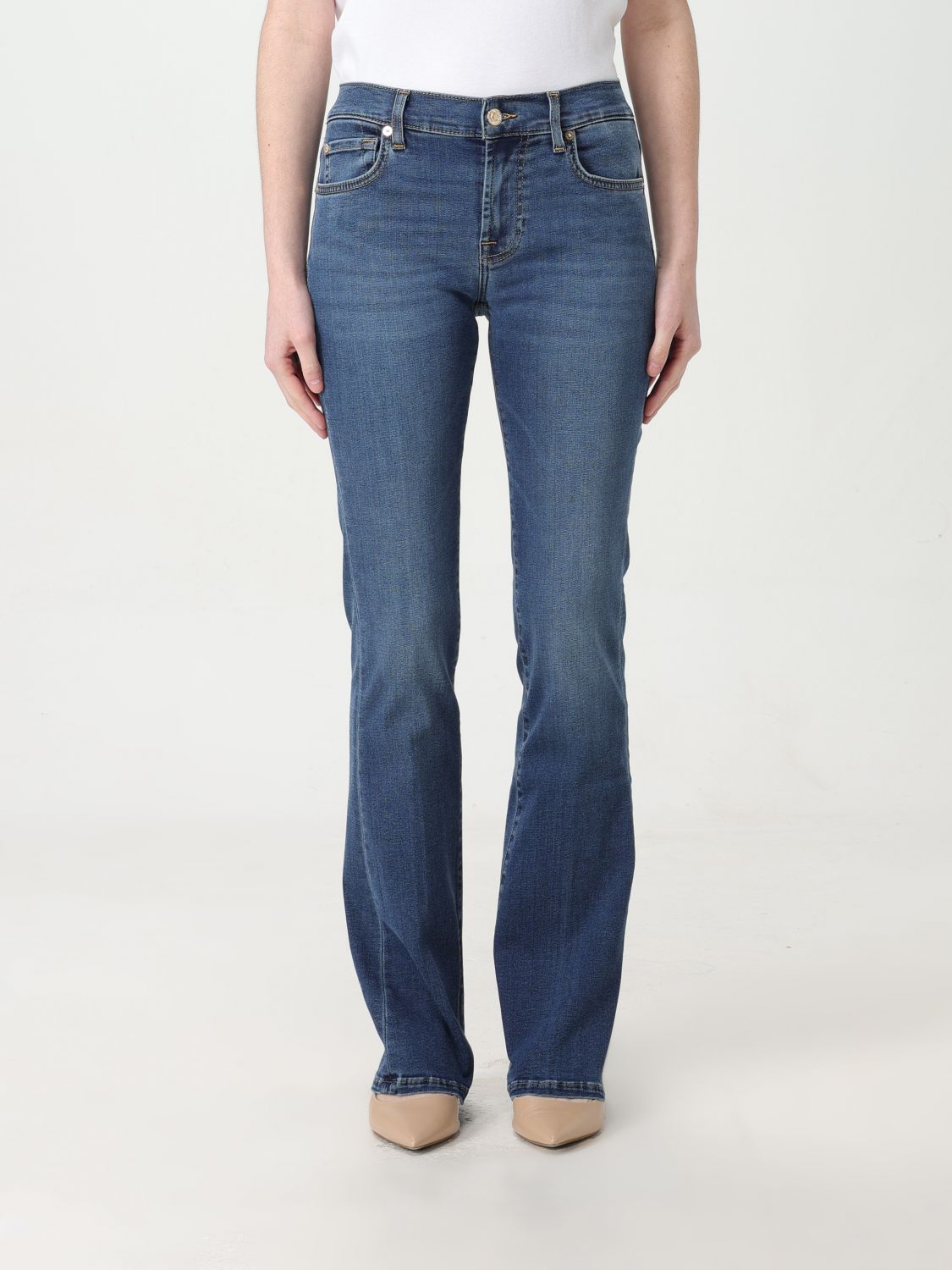 7 For All Mankind Jeans 7 FOR ALL MANKIND Woman colour Blue