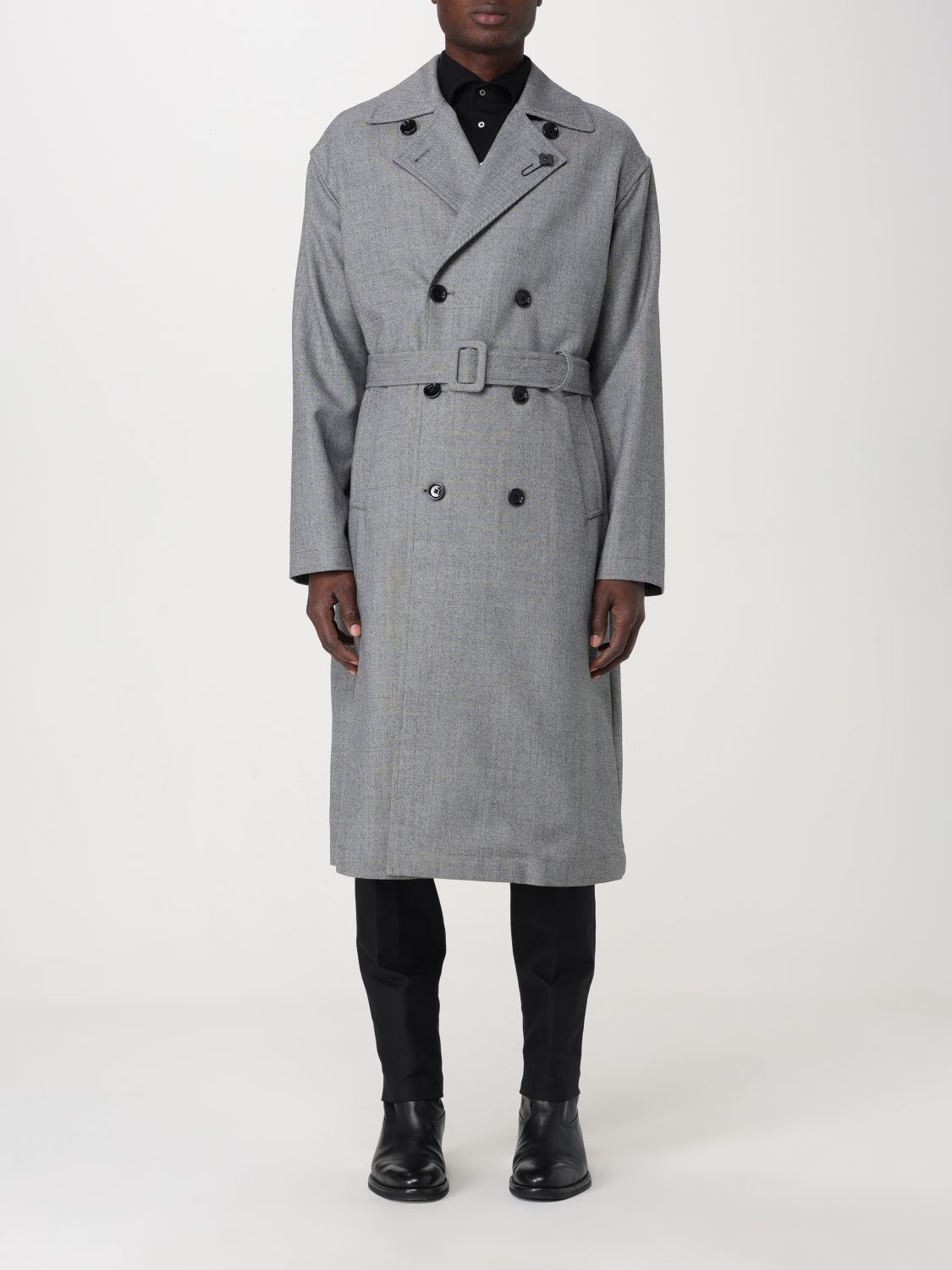 Lardini Coat LARDINI Men colour Grey