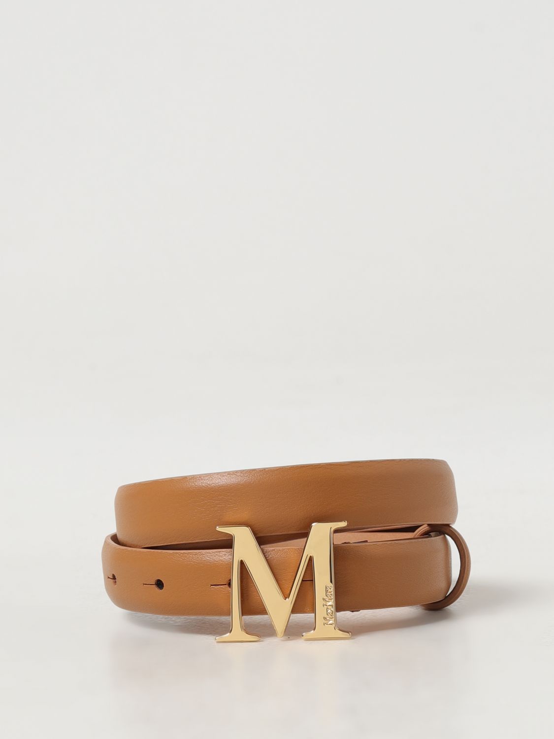 Max Mara Belt MAX MARA Woman colour Brown