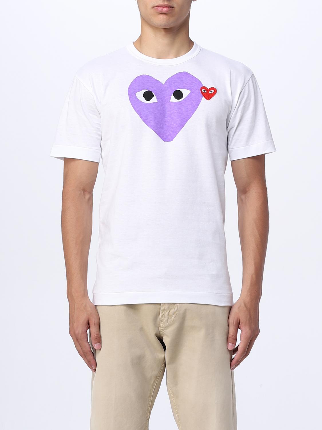 Comme Des Garçons Play T-Shirt COMME DES GARCONS PLAY Men colour Violet