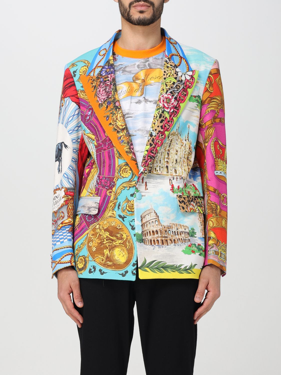 Moschino Couture Blazer MOSCHINO COUTURE Men colour Multicolor