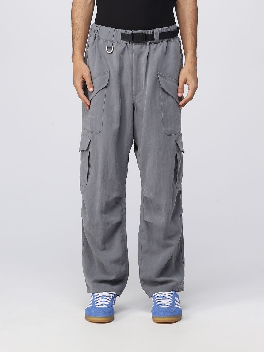 Y-3 Trousers Y-3 Men colour Blue