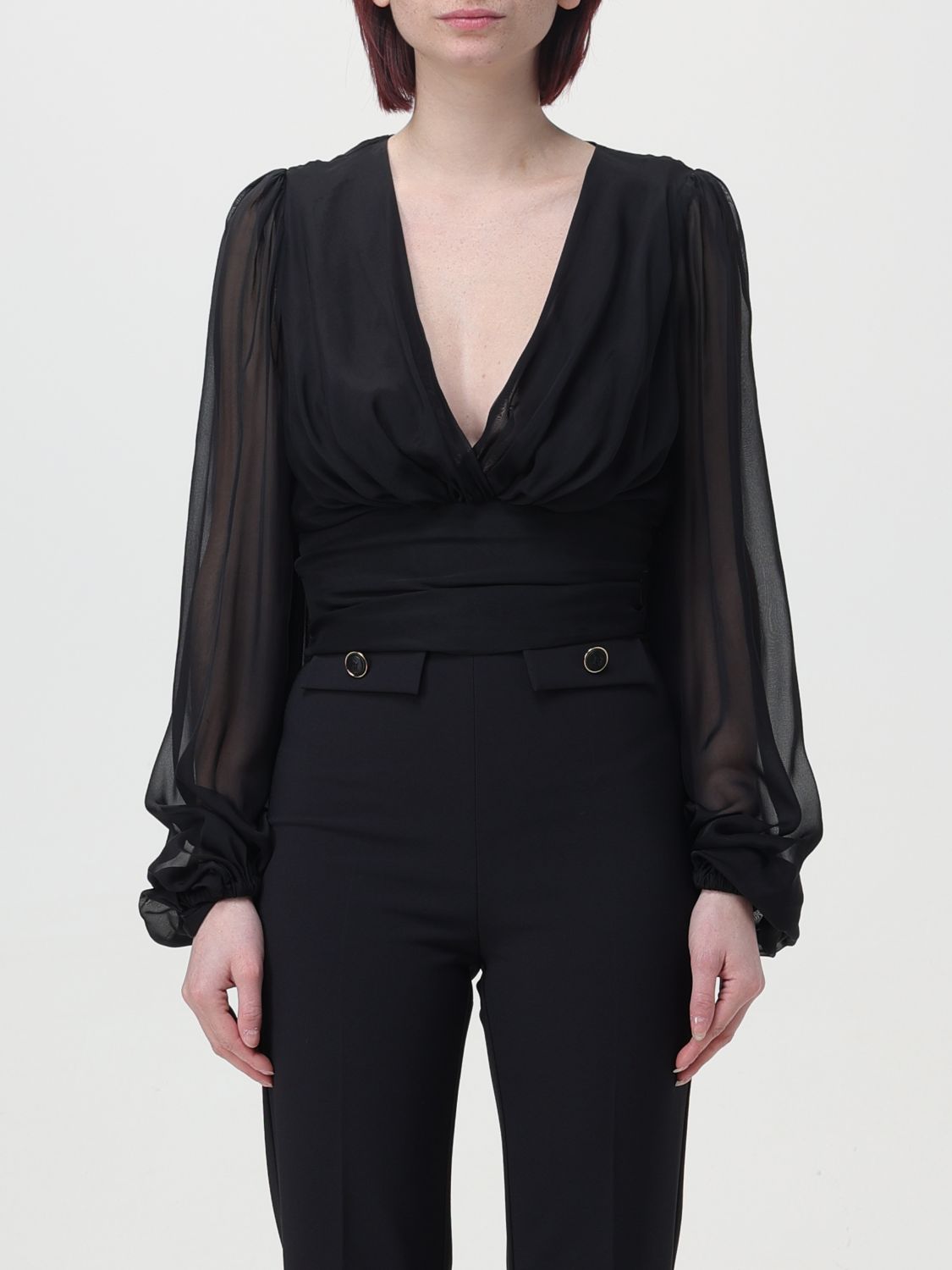 Elisabetta Franchi Shirt ELISABETTA FRANCHI Woman colour Black