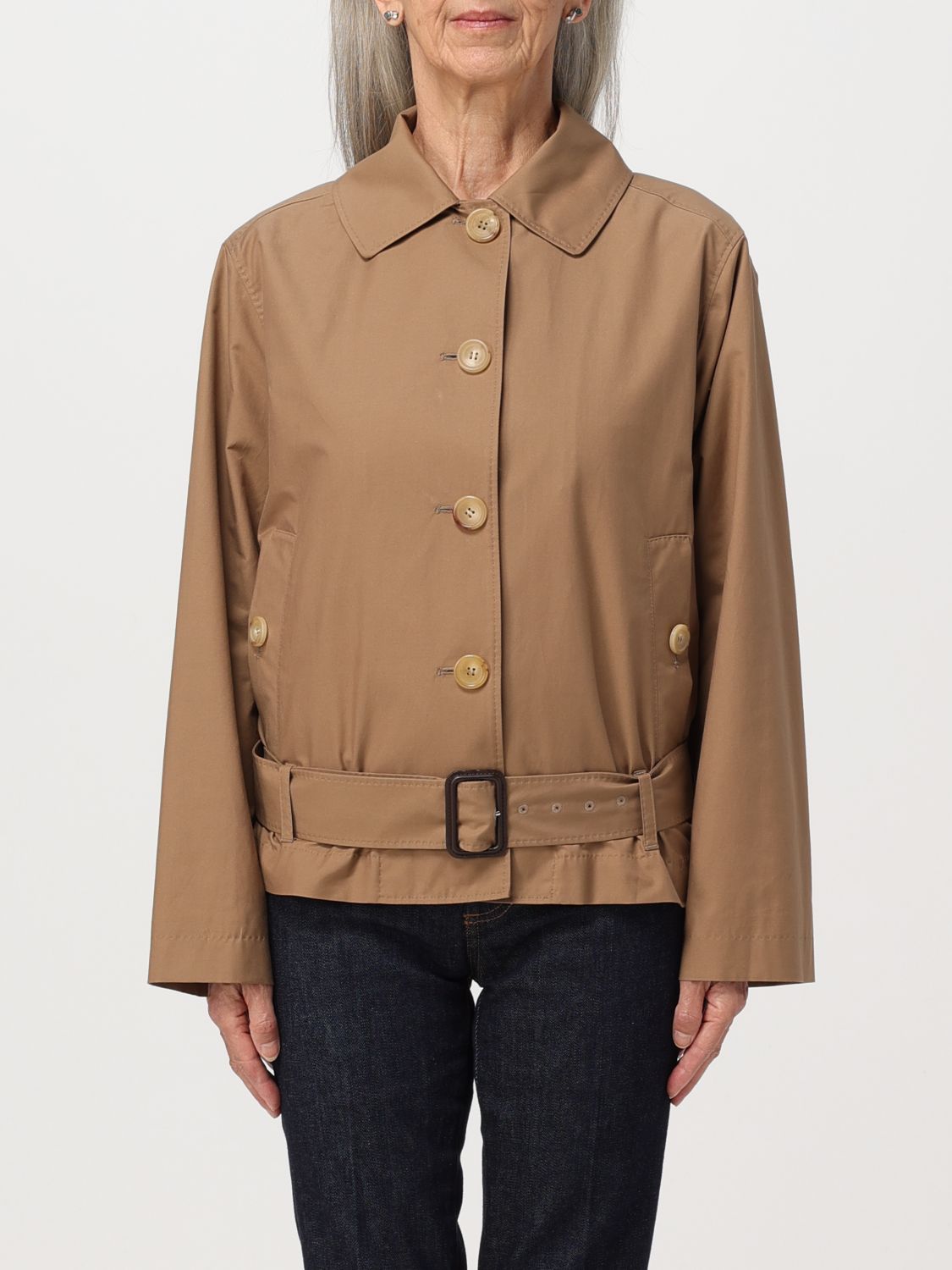 MAX MARA THE CUBE Coat MAX MARA THE CUBE Woman colour Brown