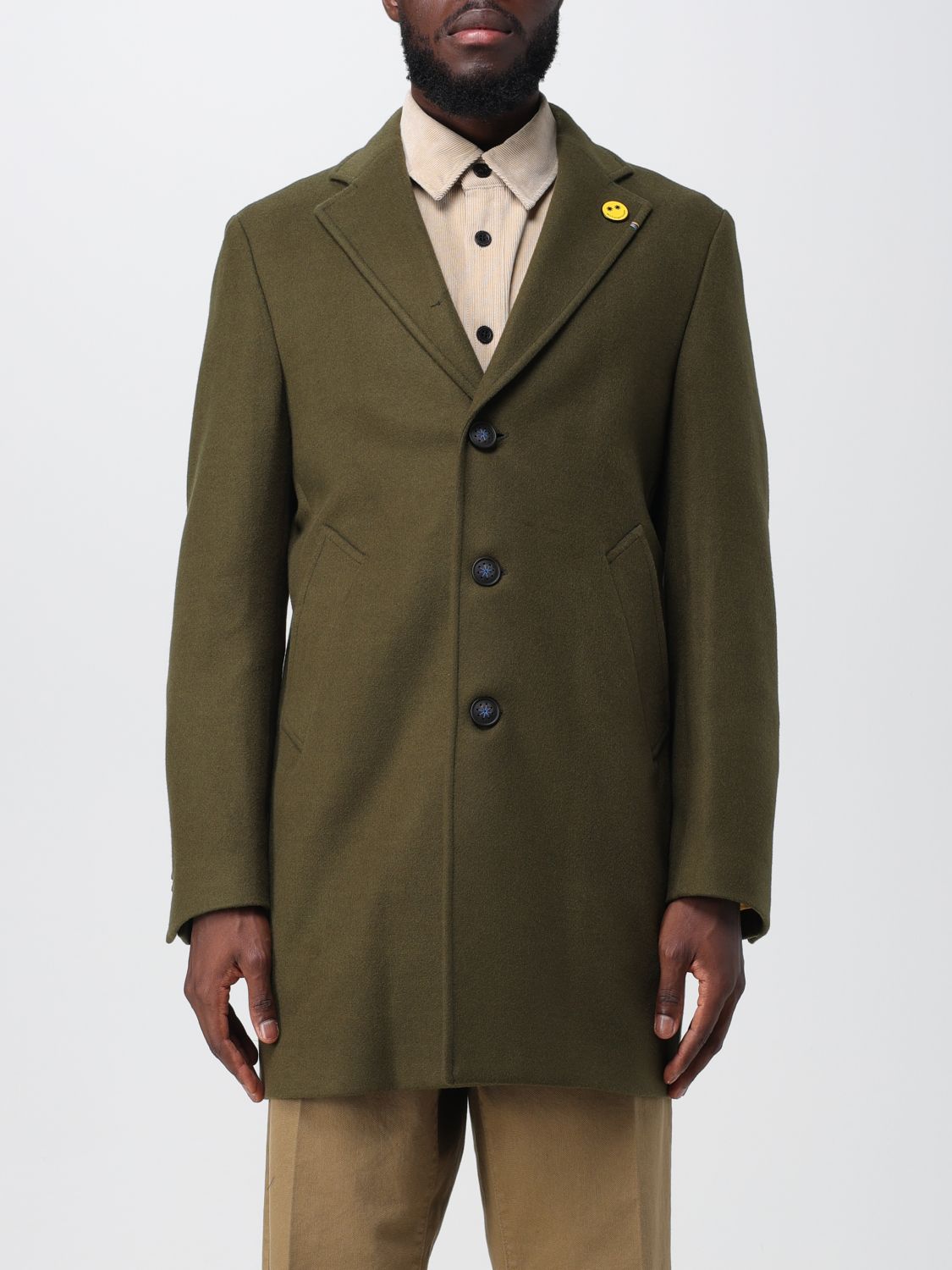 Manuel Ritz Coat MANUEL RITZ Men colour Green