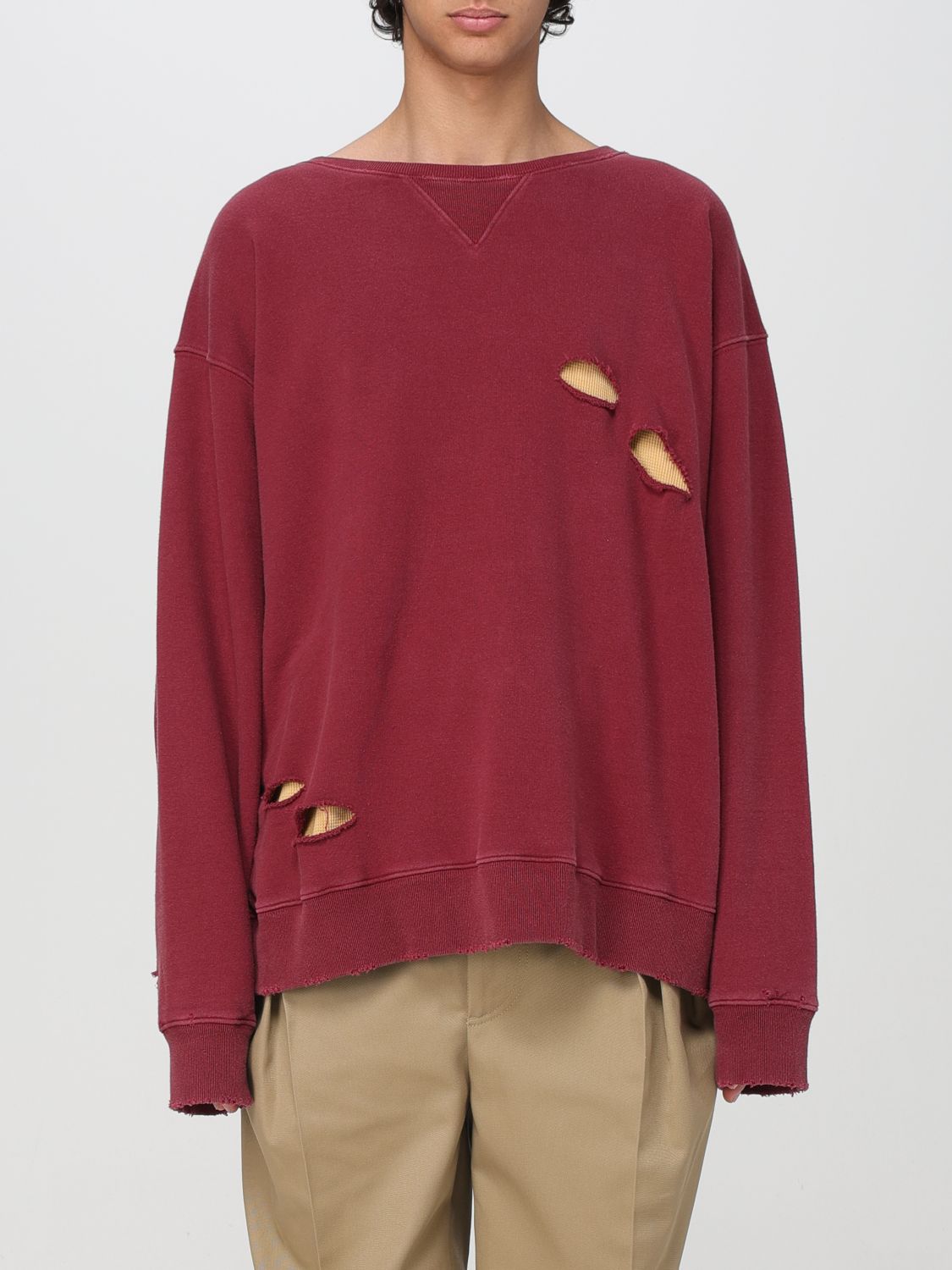 Maison Margiela Sweatshirt MAISON MARGIELA Men colour Burgundy