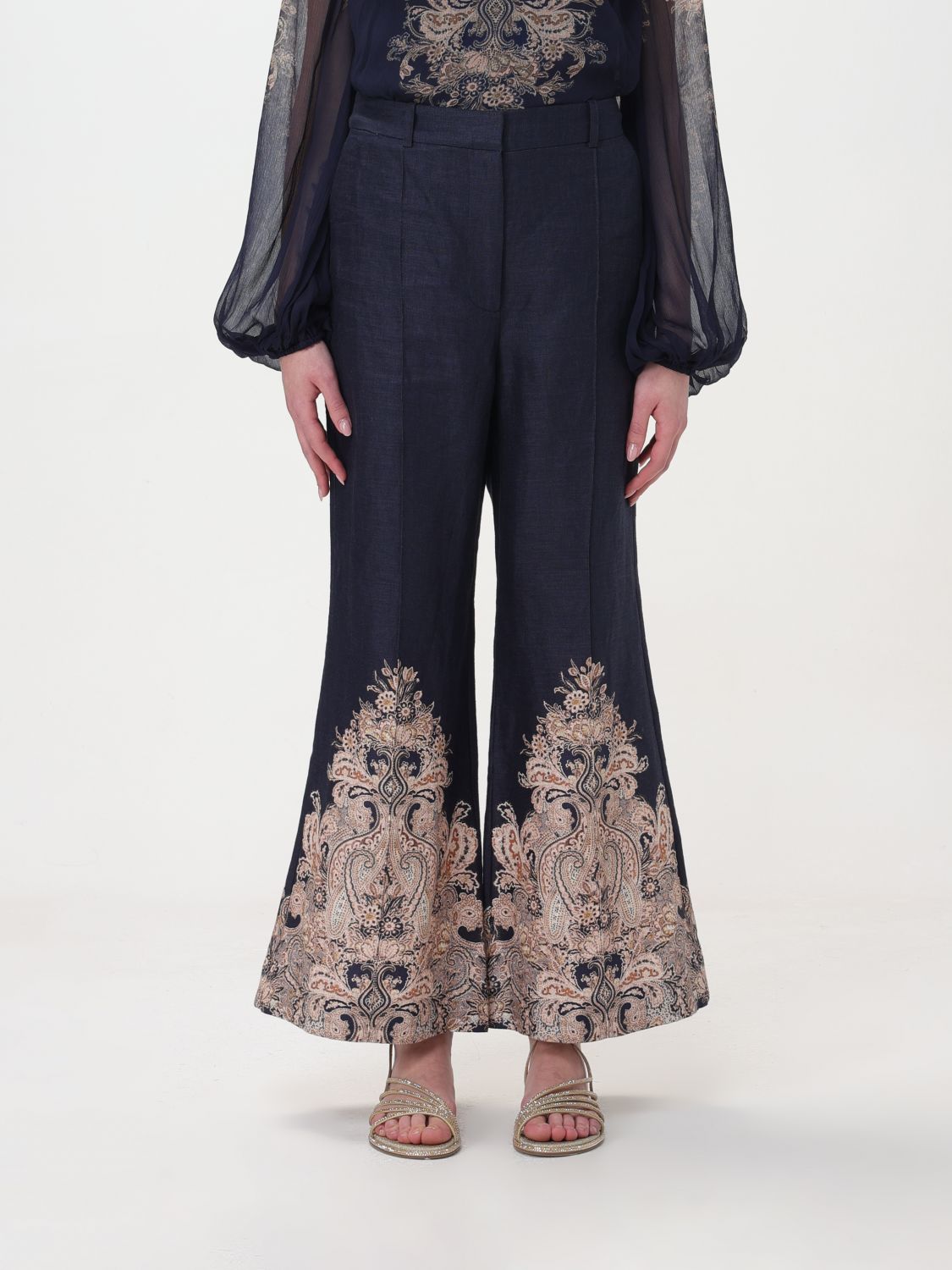 Zimmermann Trousers ZIMMERMANN Woman colour Blue