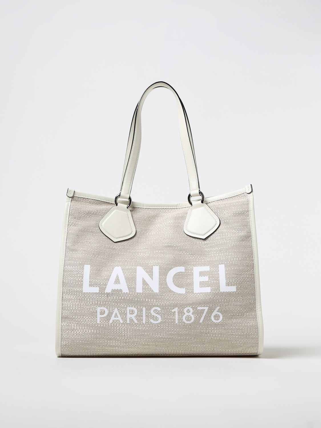 Lancel Tote Bags LANCEL Woman colour Natural
