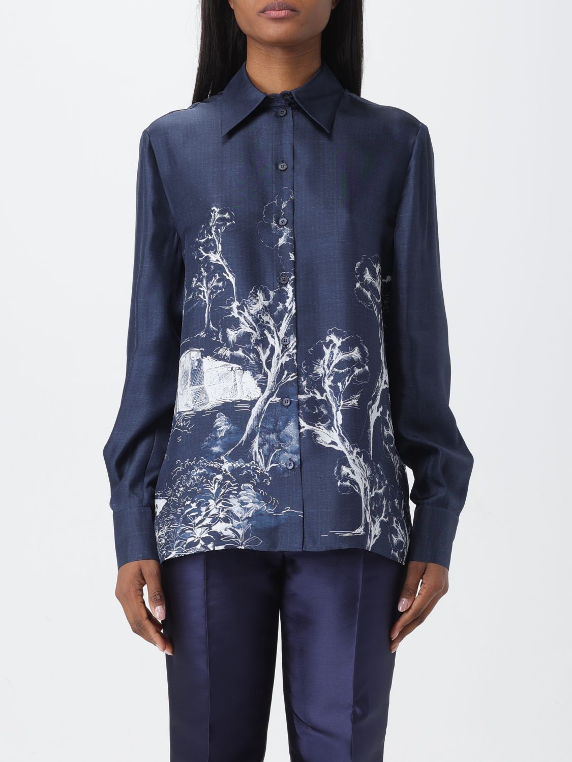 Alberta Ferretti Shirt ALBERTA FERRETTI Woman colour Blue