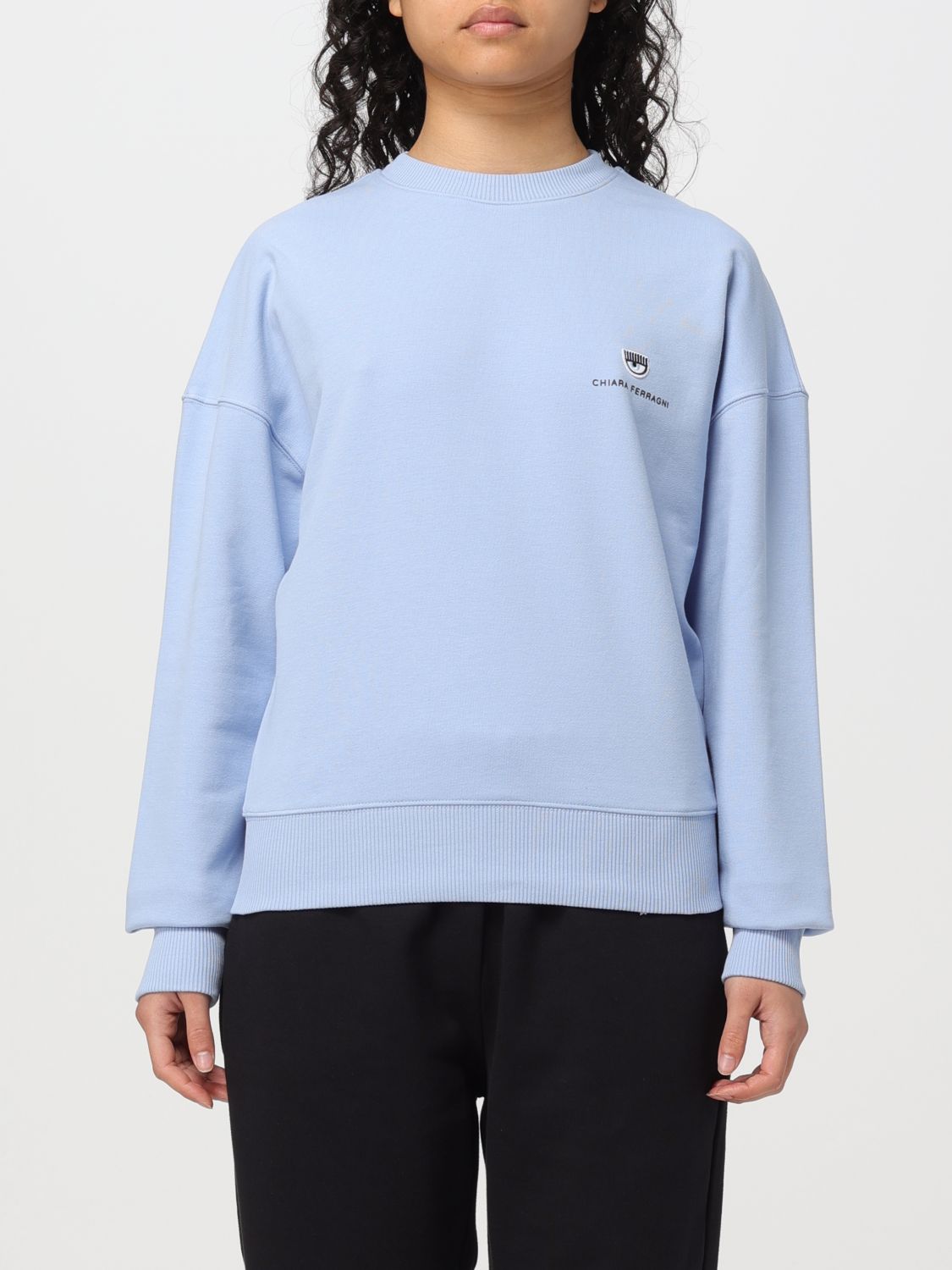 CHIARA FERRAGNI Sweatshirt CHIARA FERRAGNI Woman colour Blue