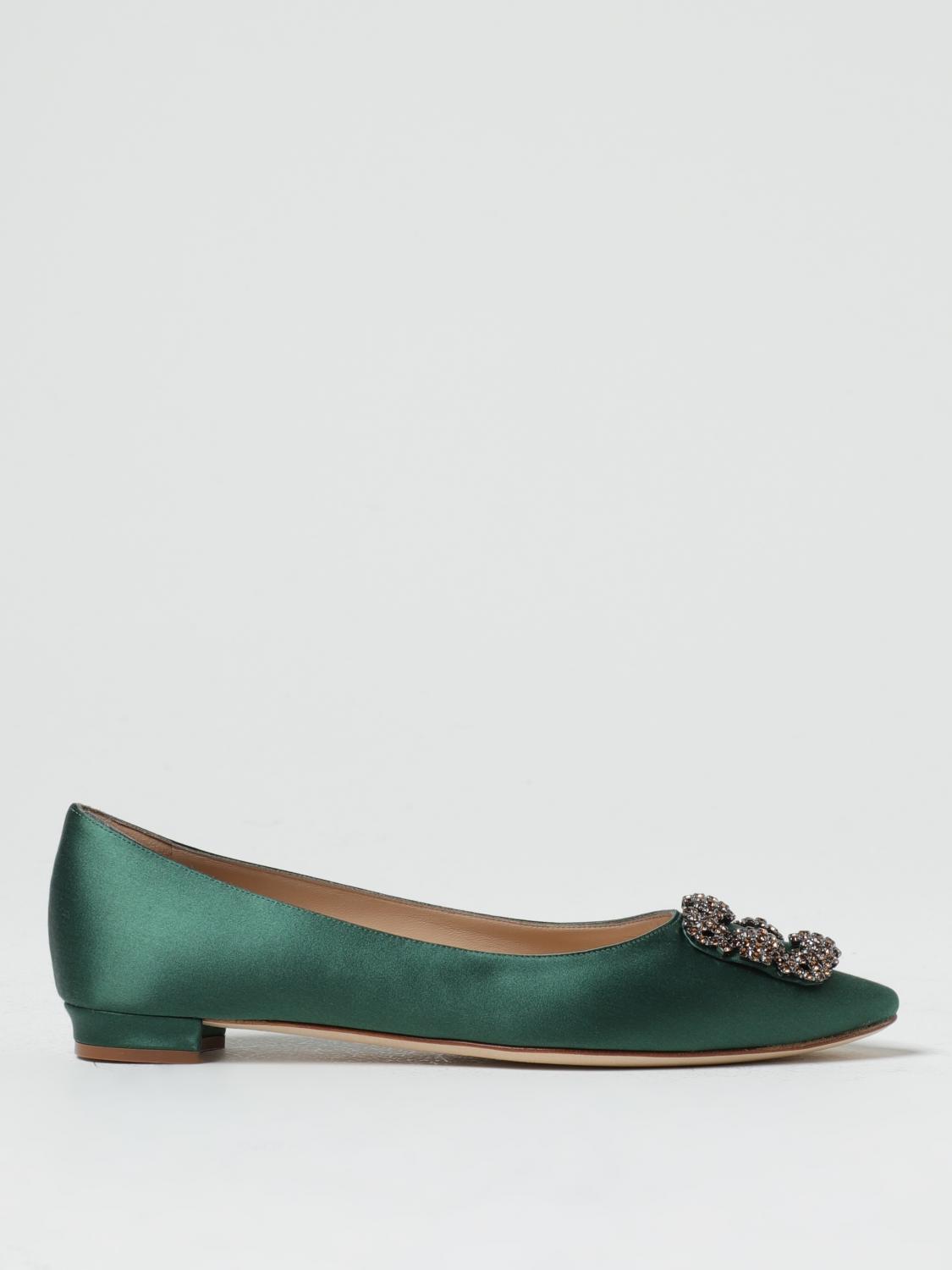 Manolo Blahnik Ballet Pumps MANOLO BLAHNIK Woman colour Green