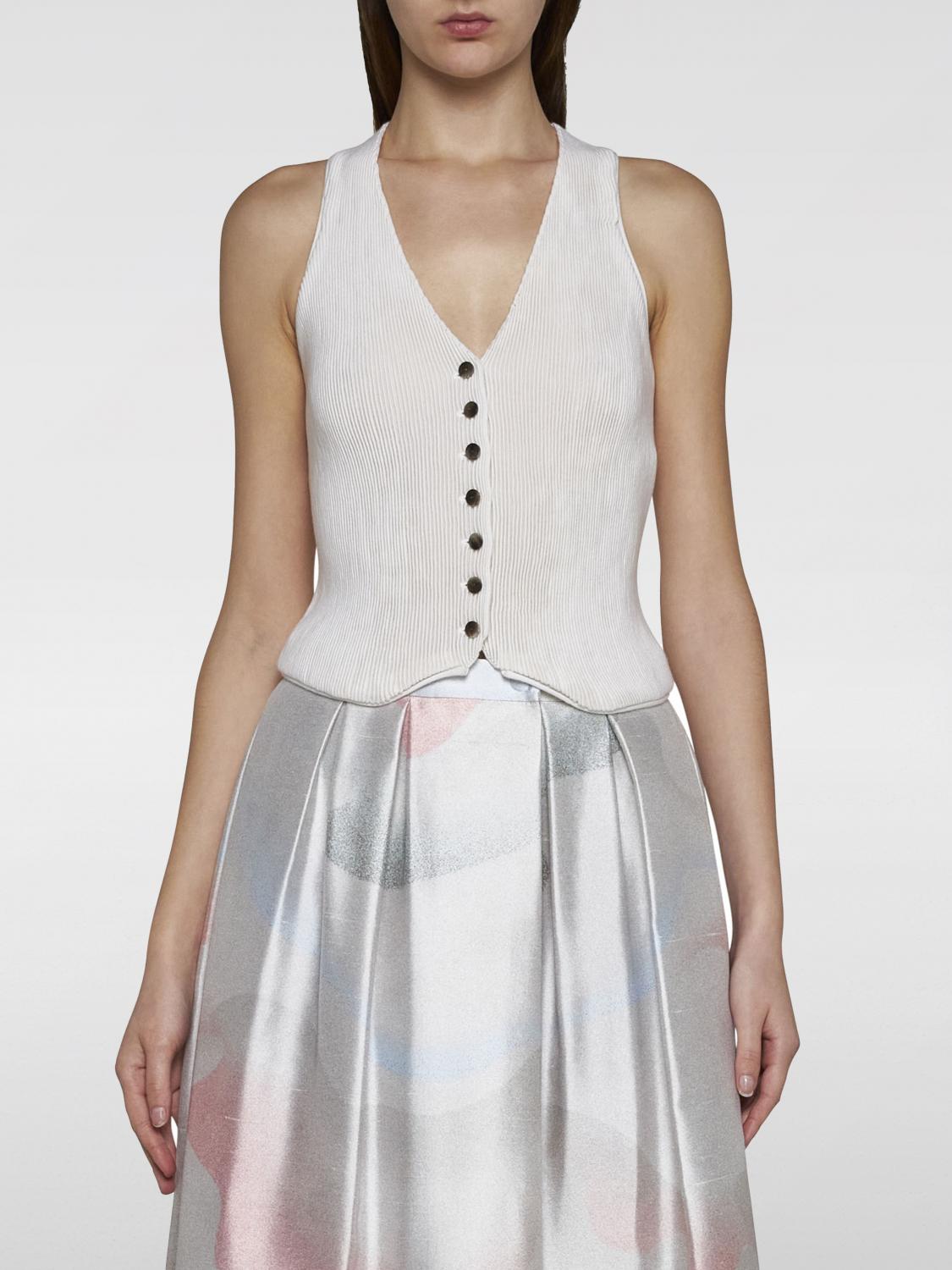 Giorgio Armani Waistcoat GIORGIO ARMANI Woman color White