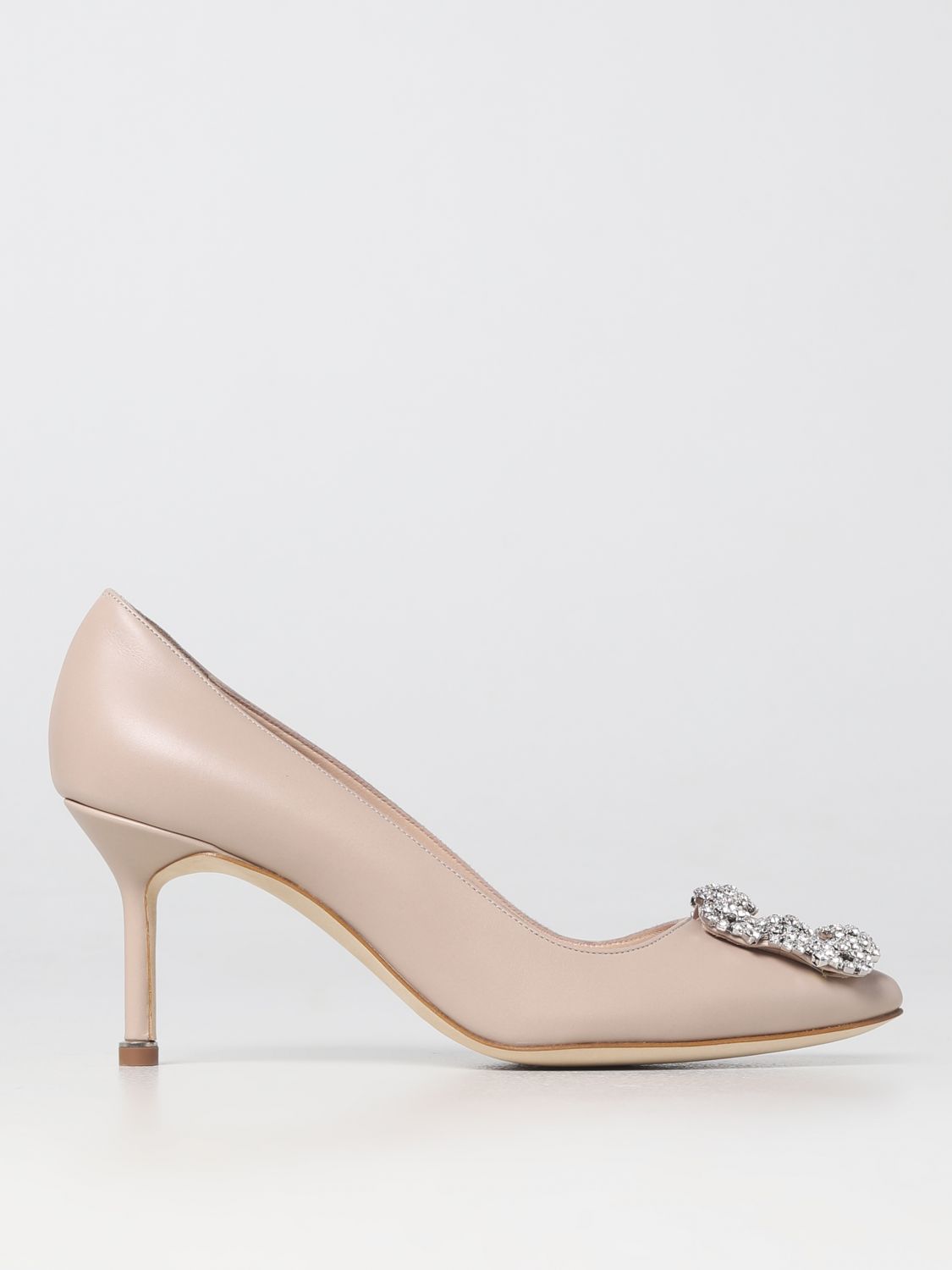 Manolo Blahnik Court Shoes MANOLO BLAHNIK Woman colour Beige