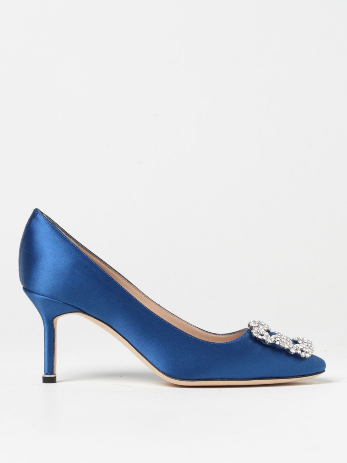 Manolo Blahnik Court Shoes MANOLO BLAHNIK Woman colour Electric Blue