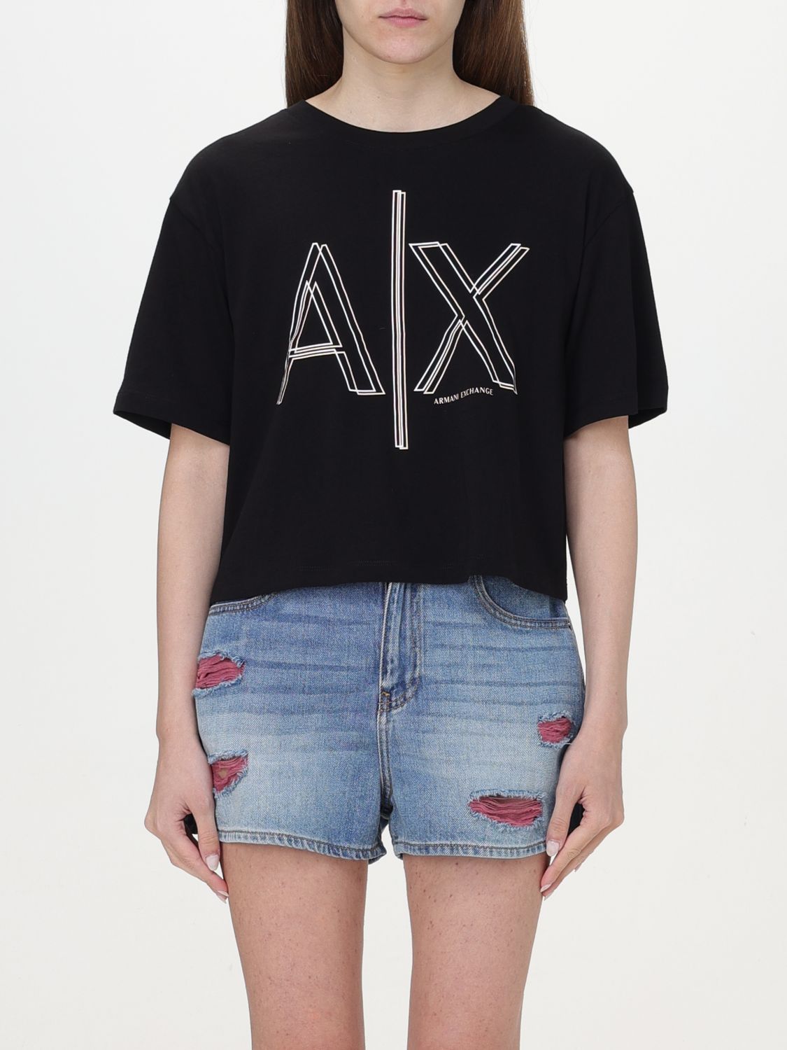 Armani Exchange T-Shirt ARMANI EXCHANGE Woman color Black