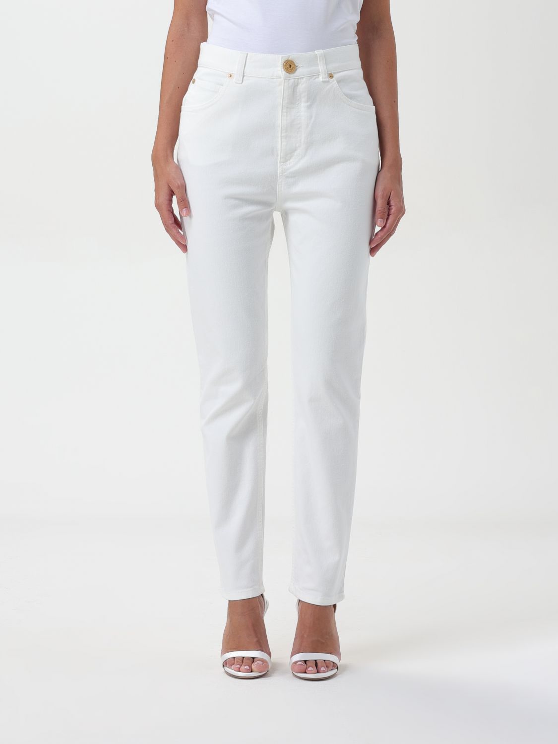 Balmain Jeans BALMAIN Woman color White
