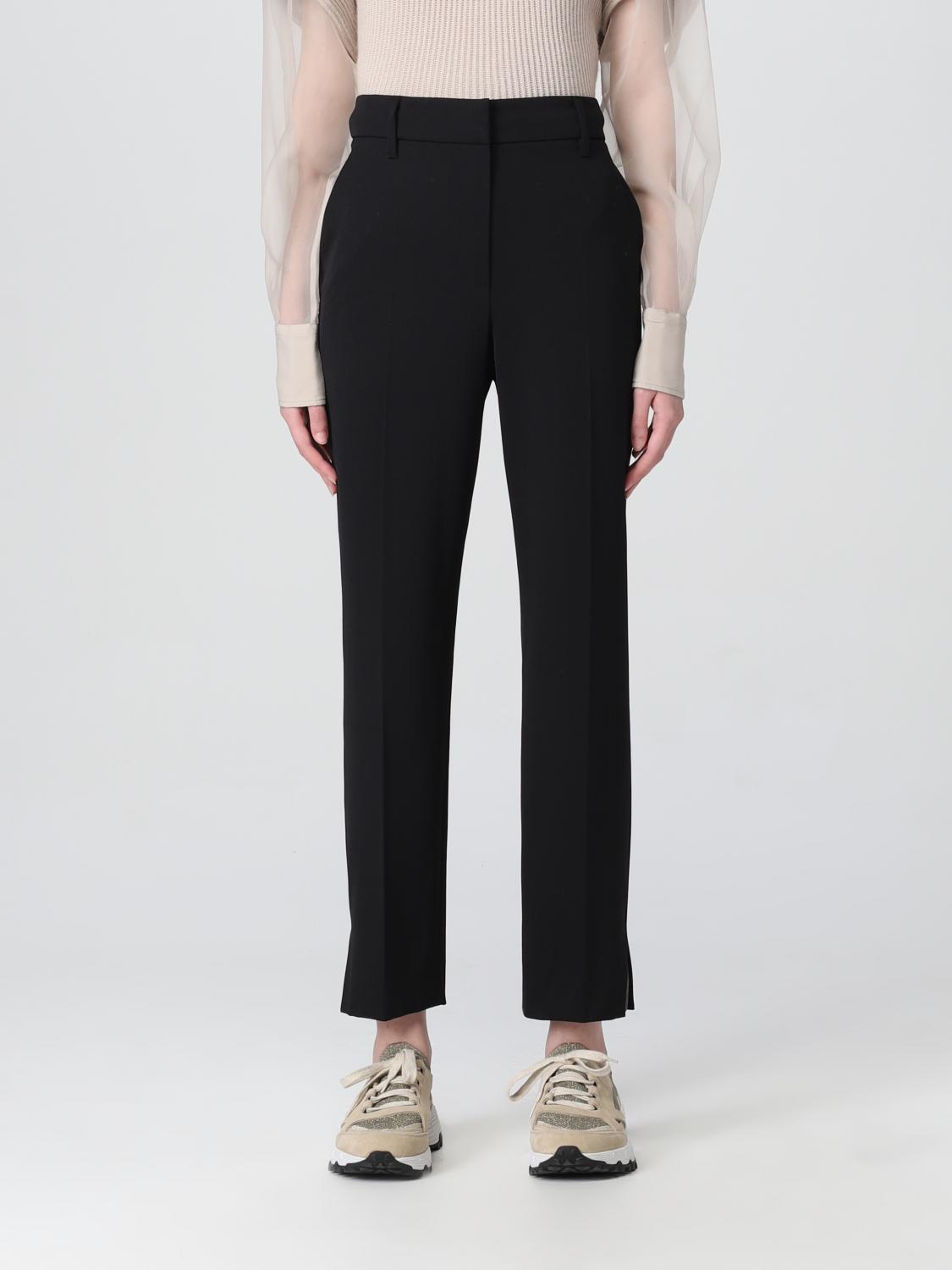 Brunello Cucinelli Trousers BRUNELLO CUCINELLI Woman colour Black