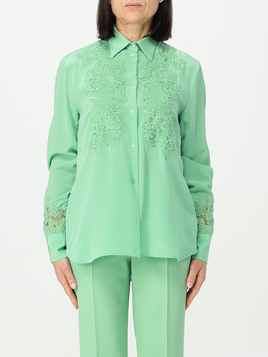 Ermanno Scervino Shirt ERMANNO SCERVINO Woman colour Green