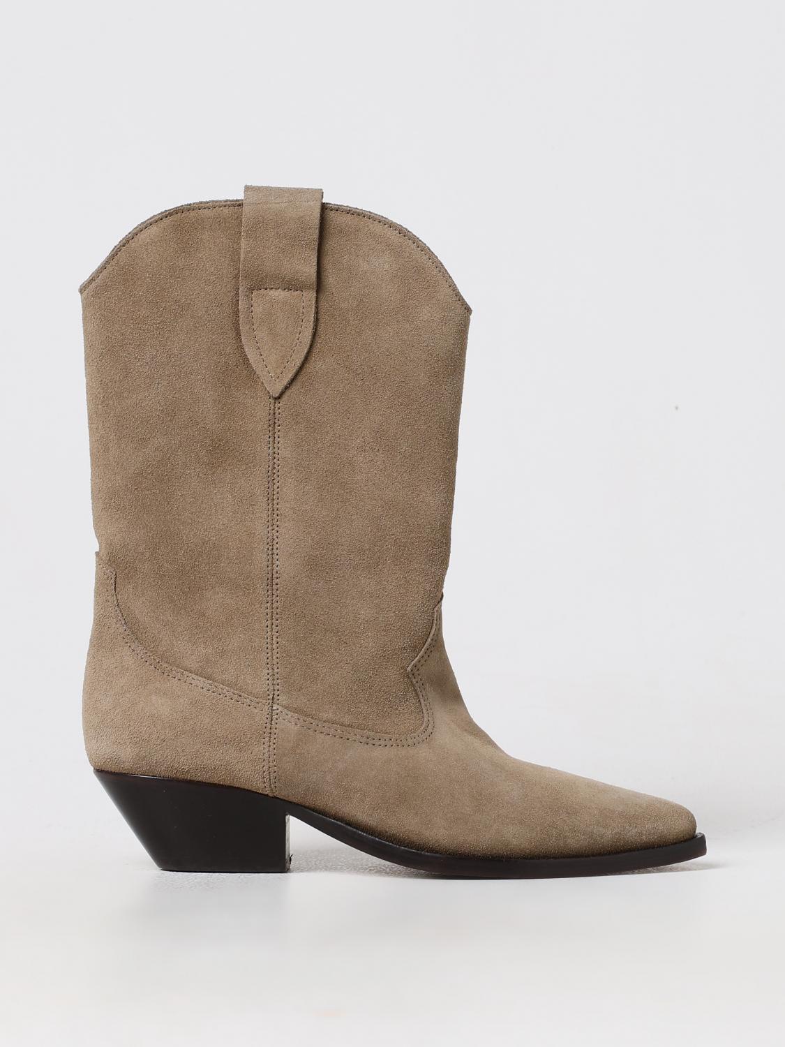 Isabel Marant Flat Ankle Boots ISABEL MARANT Woman color Beige