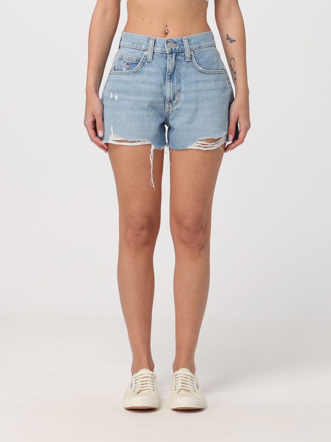 Tommy Jeans Short TOMMY JEANS Woman colour Stone Washed